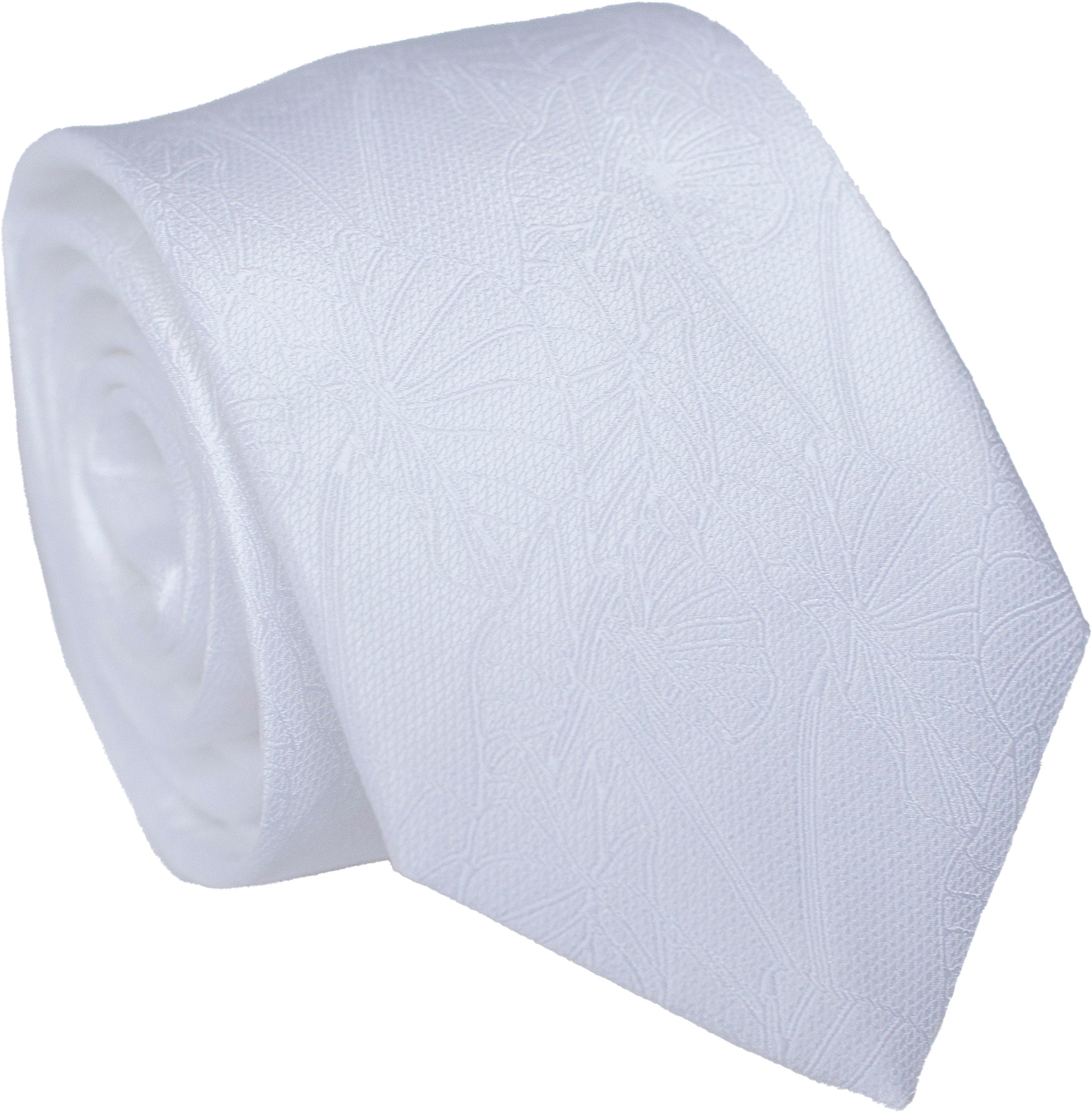 Kalo 2 White Modern Necktie