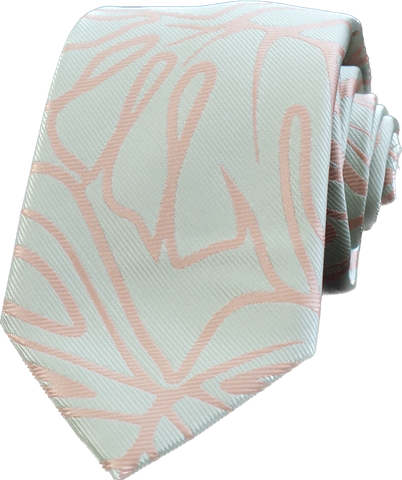 Bird of Paradise Teal Modern Necktie