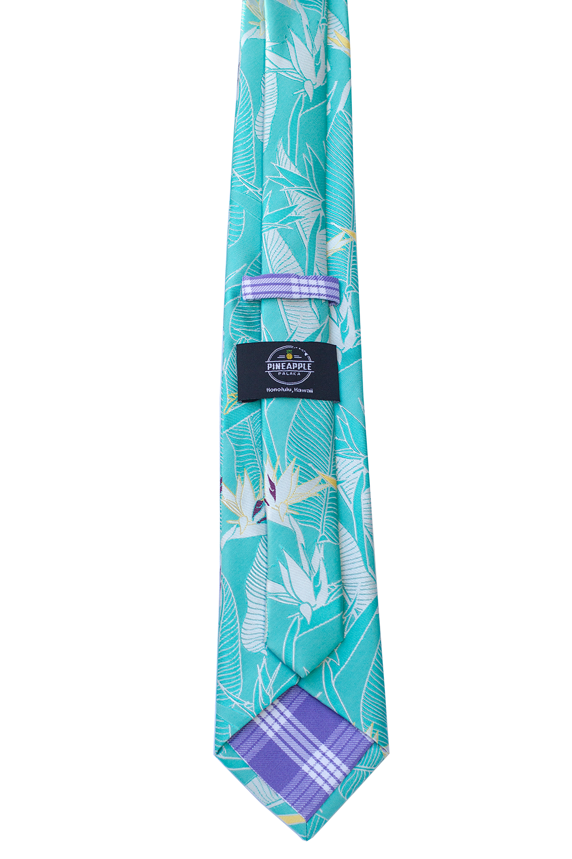 Bird of Paradise Teal Modern Necktie