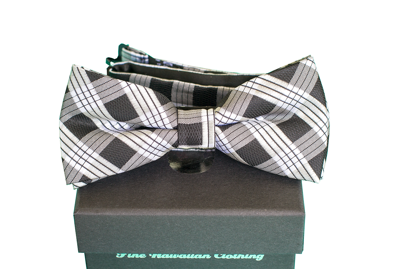 Palaka Black Pre-tie Bowtie