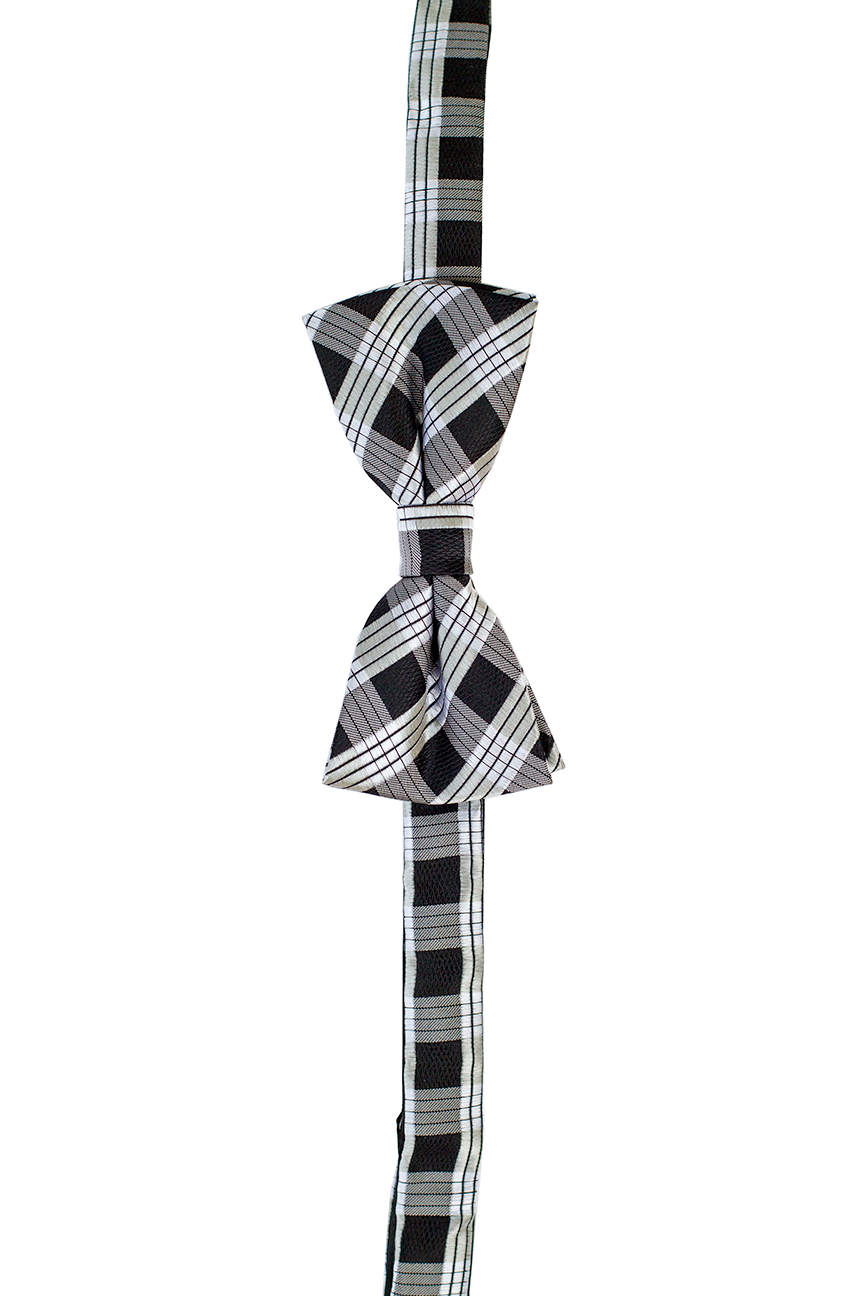 Palaka Black Pre-tie Bowtie