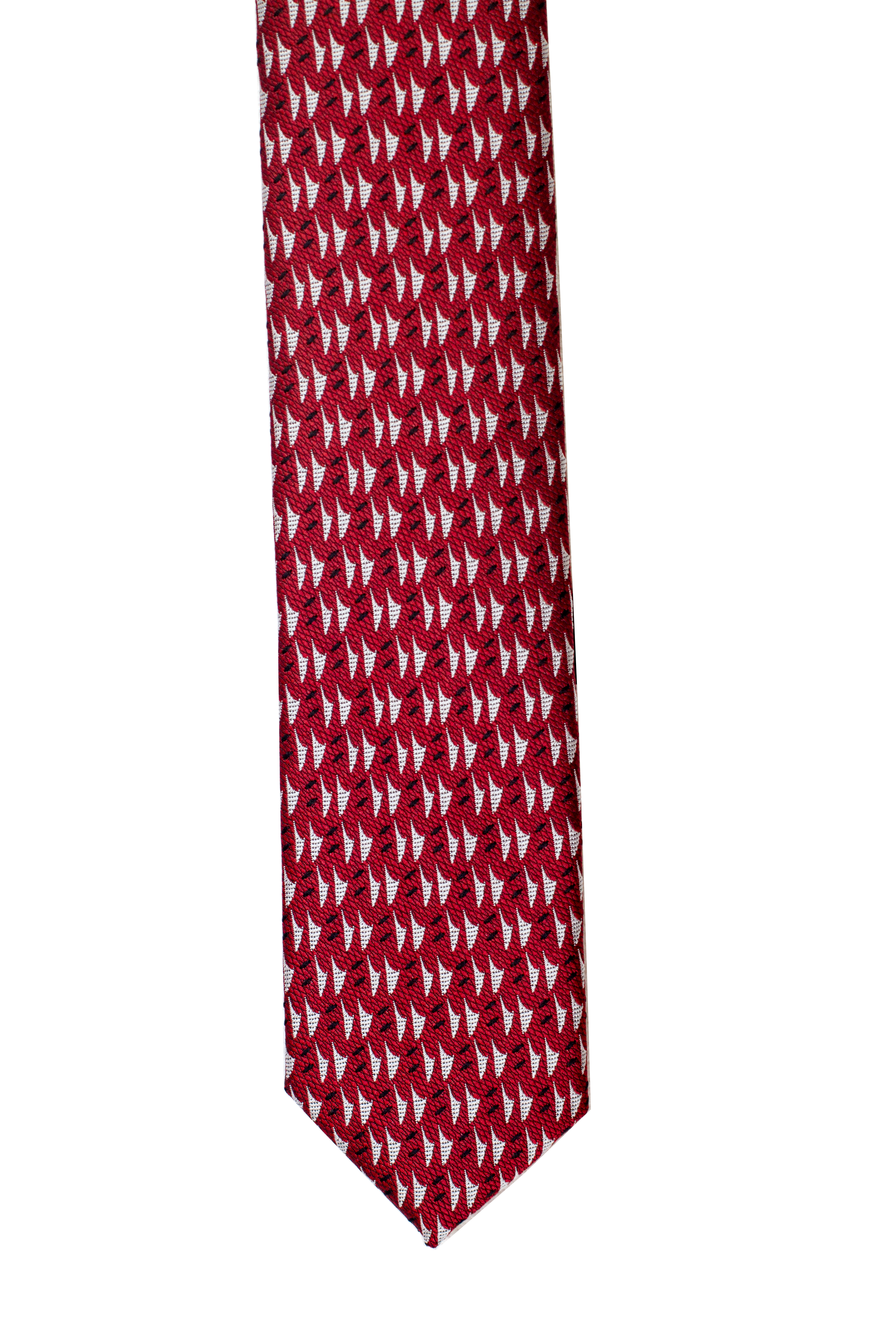 Hawaiian Voyage Burgundy Slim Necktie