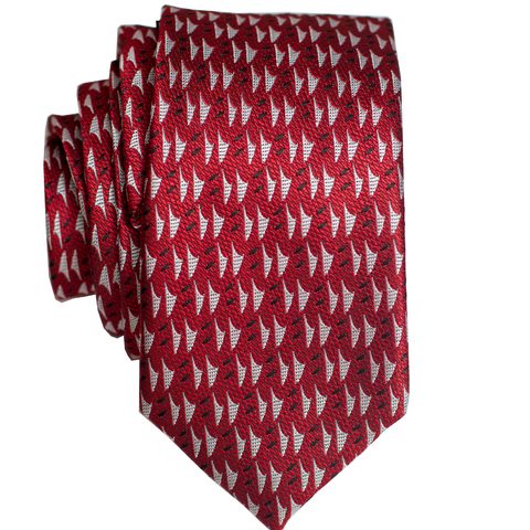 Pineapple Vice Pink/Teal Slim Necktie