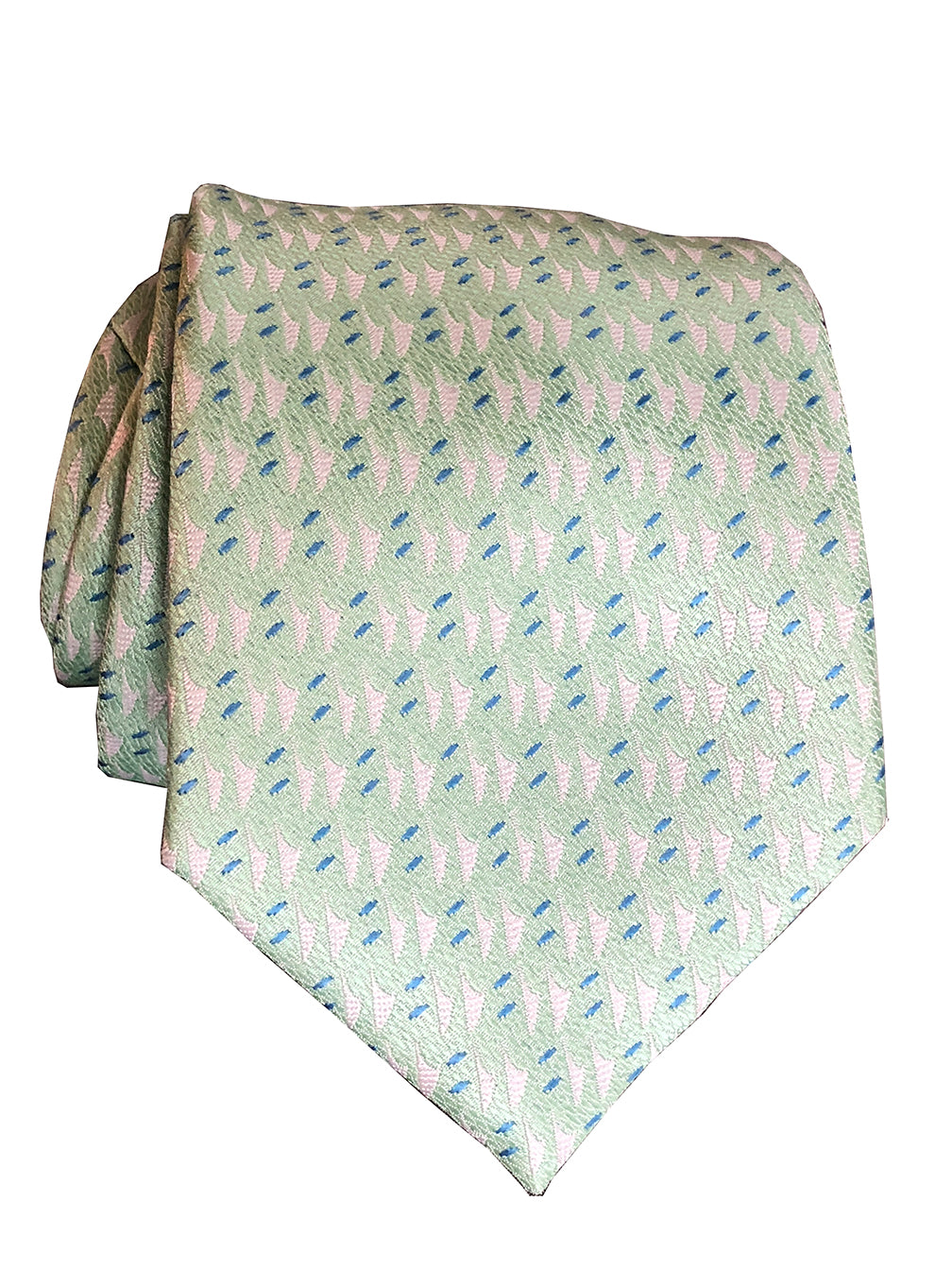 Hawaiian Voyage Mint Modern Necktie