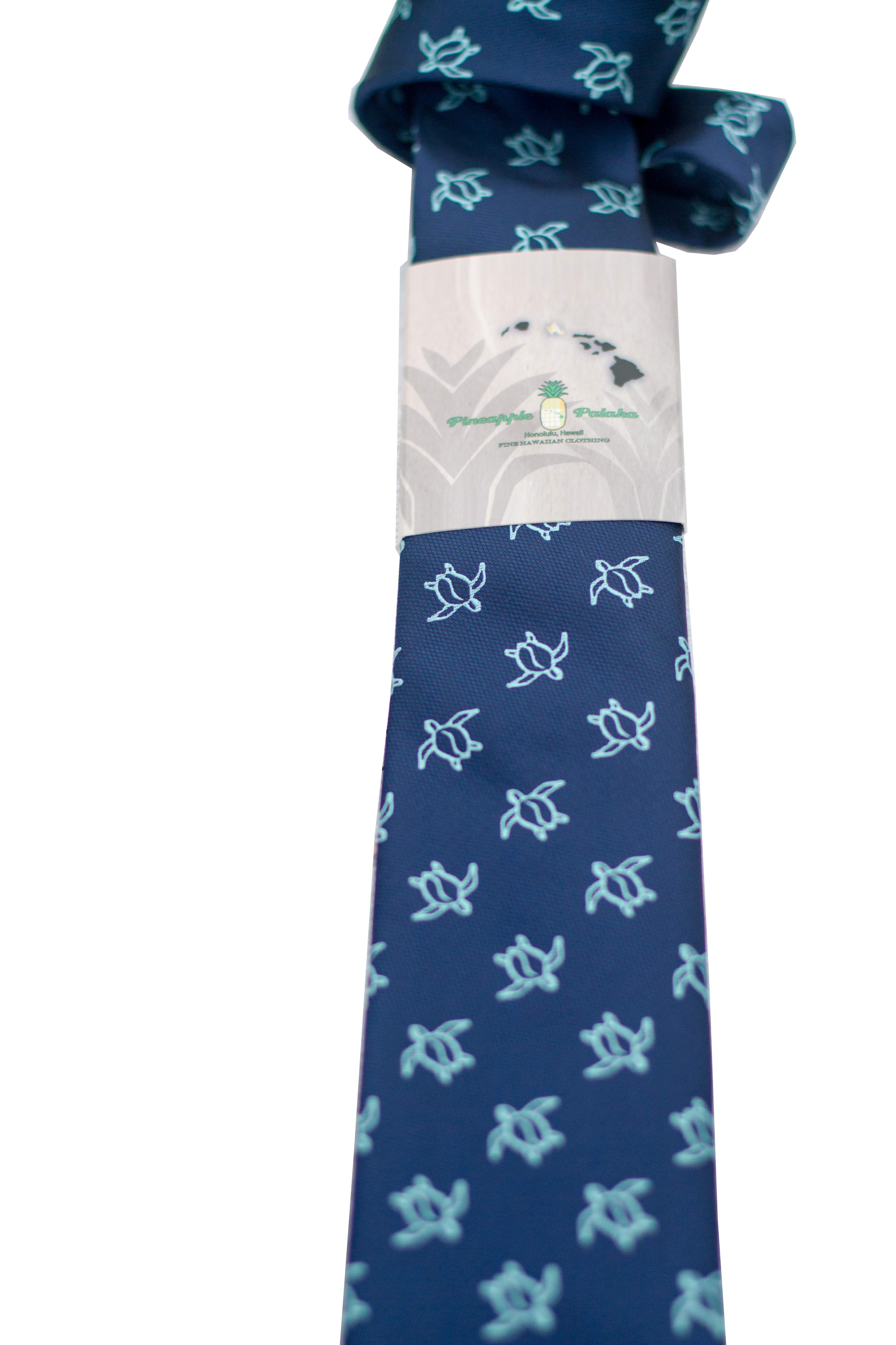 Honu Big Blue Modern Necktie