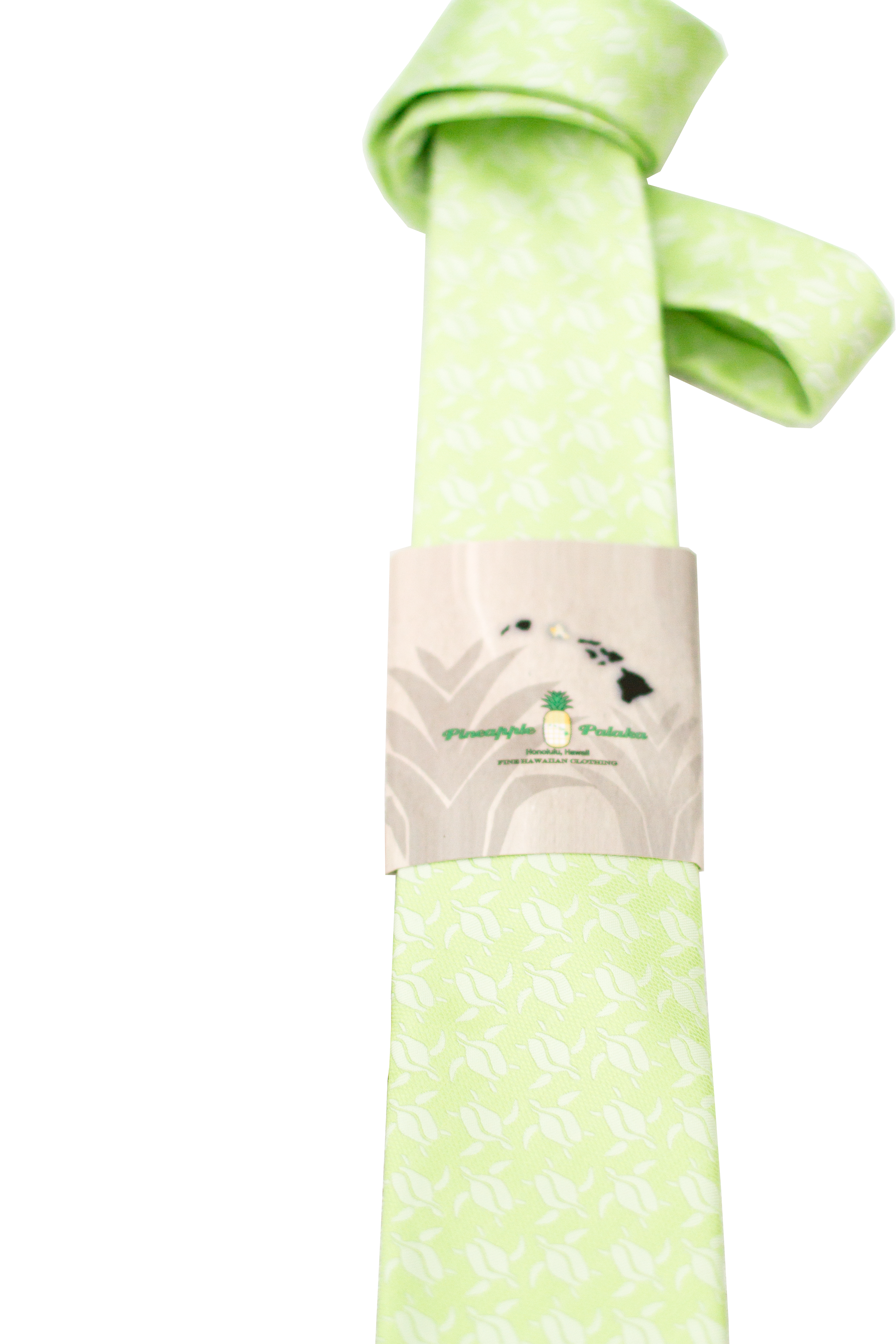 Honu Green Modern Necktie