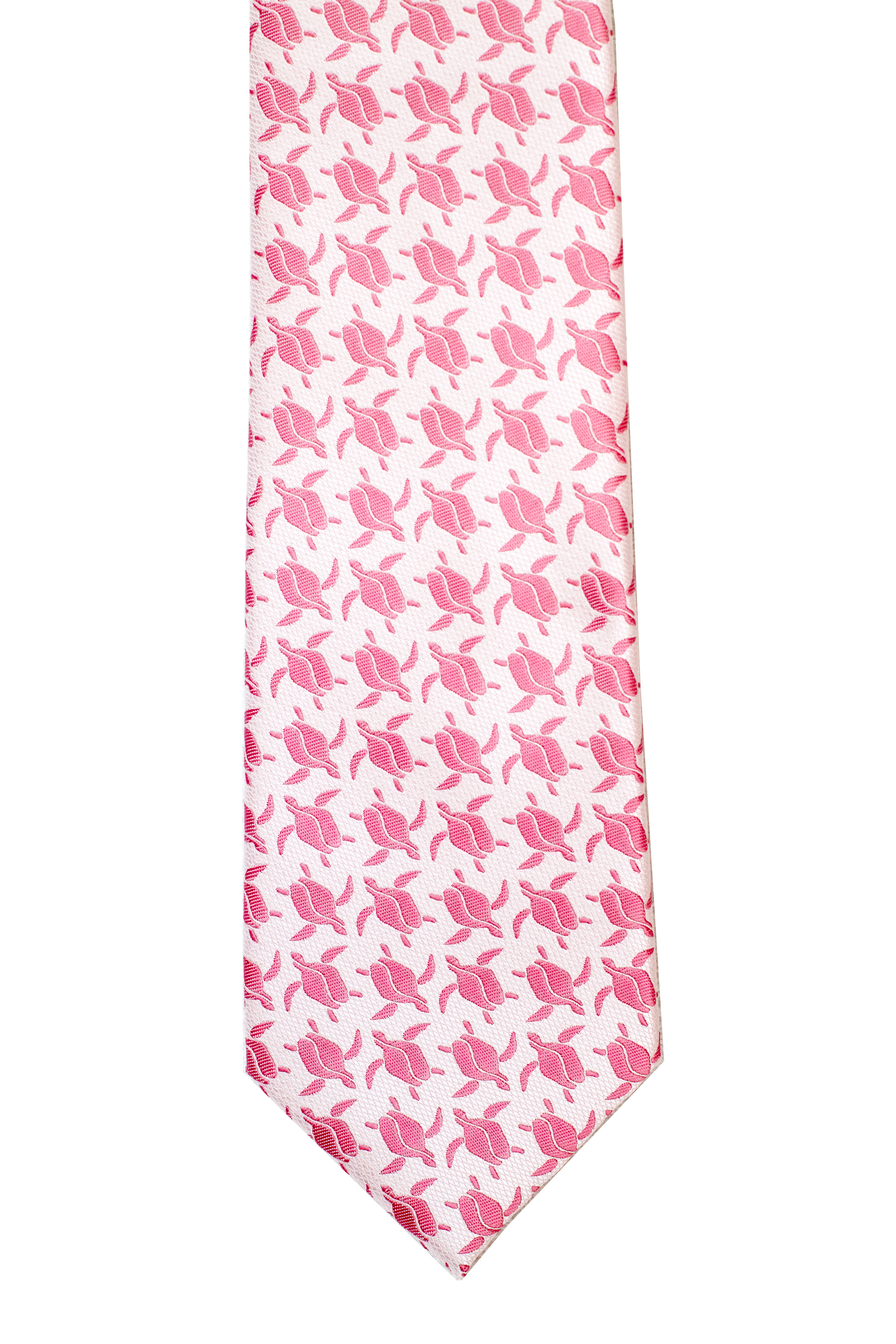 Honu Pink Modern Necktie