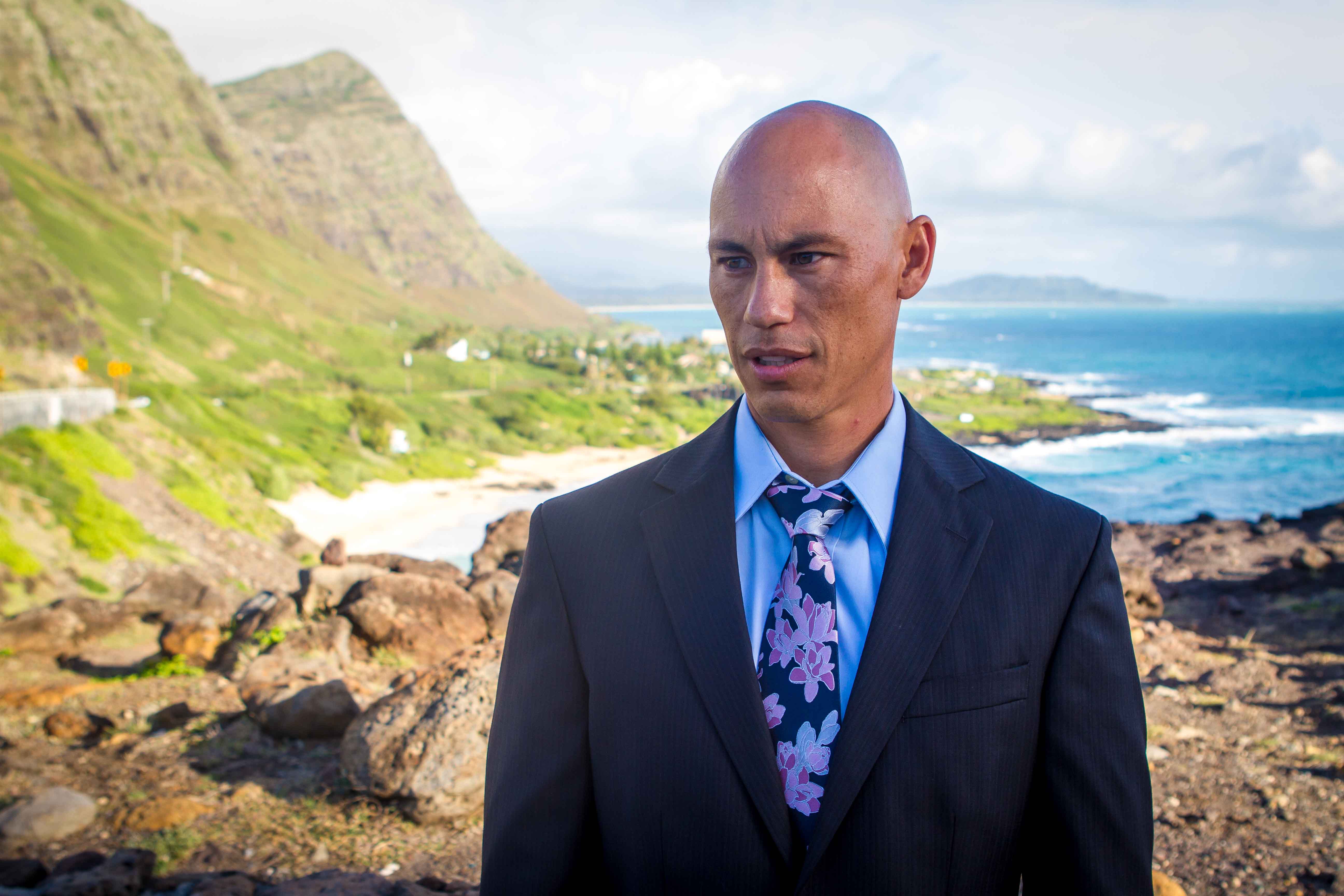 Kupaloke Navy/Lavender Modern Necktie