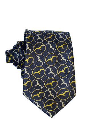 Akia Yellow Modern Necktie