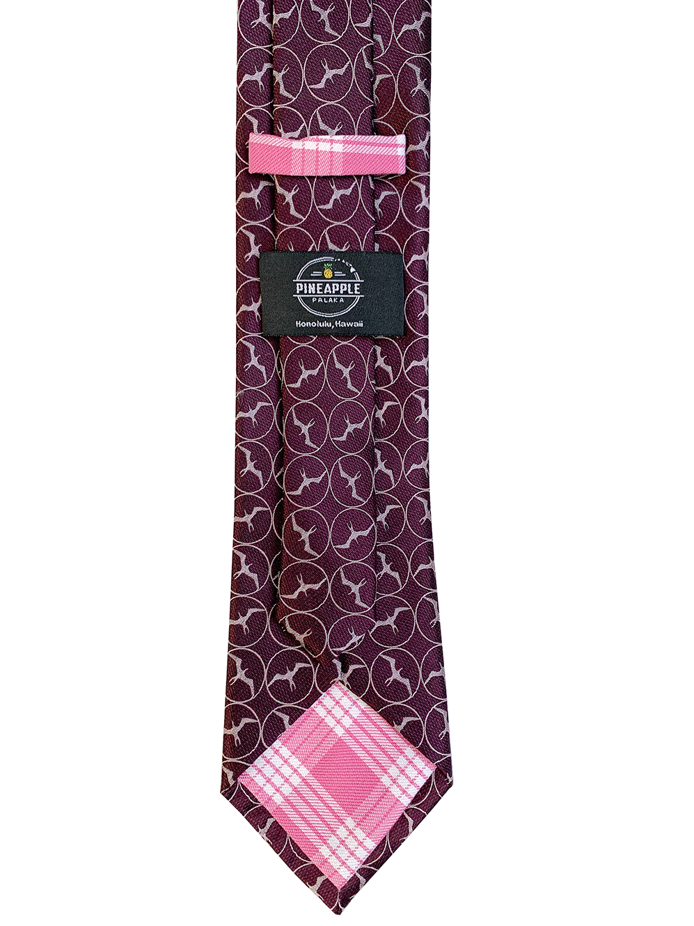 Iwa Plum Modern Silk Necktie