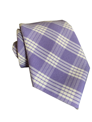 Kupaloke Navy/Lavender Modern Necktie