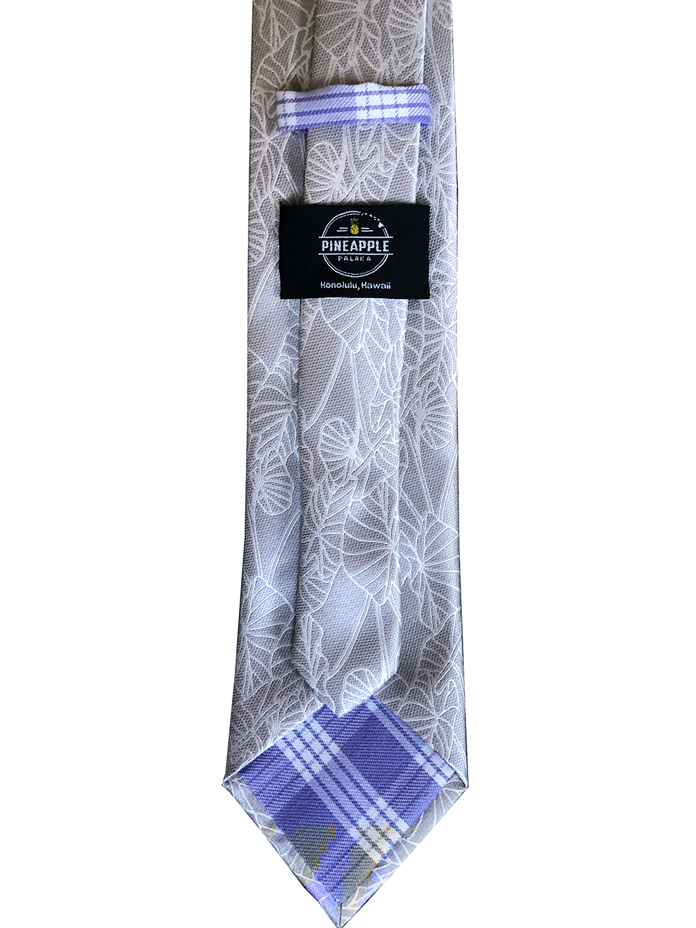 Kalo 2 Grey/White Modern Necktie