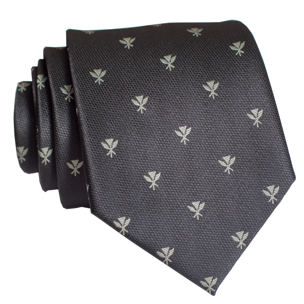 Kanaka Maoli Black Modern Necktie