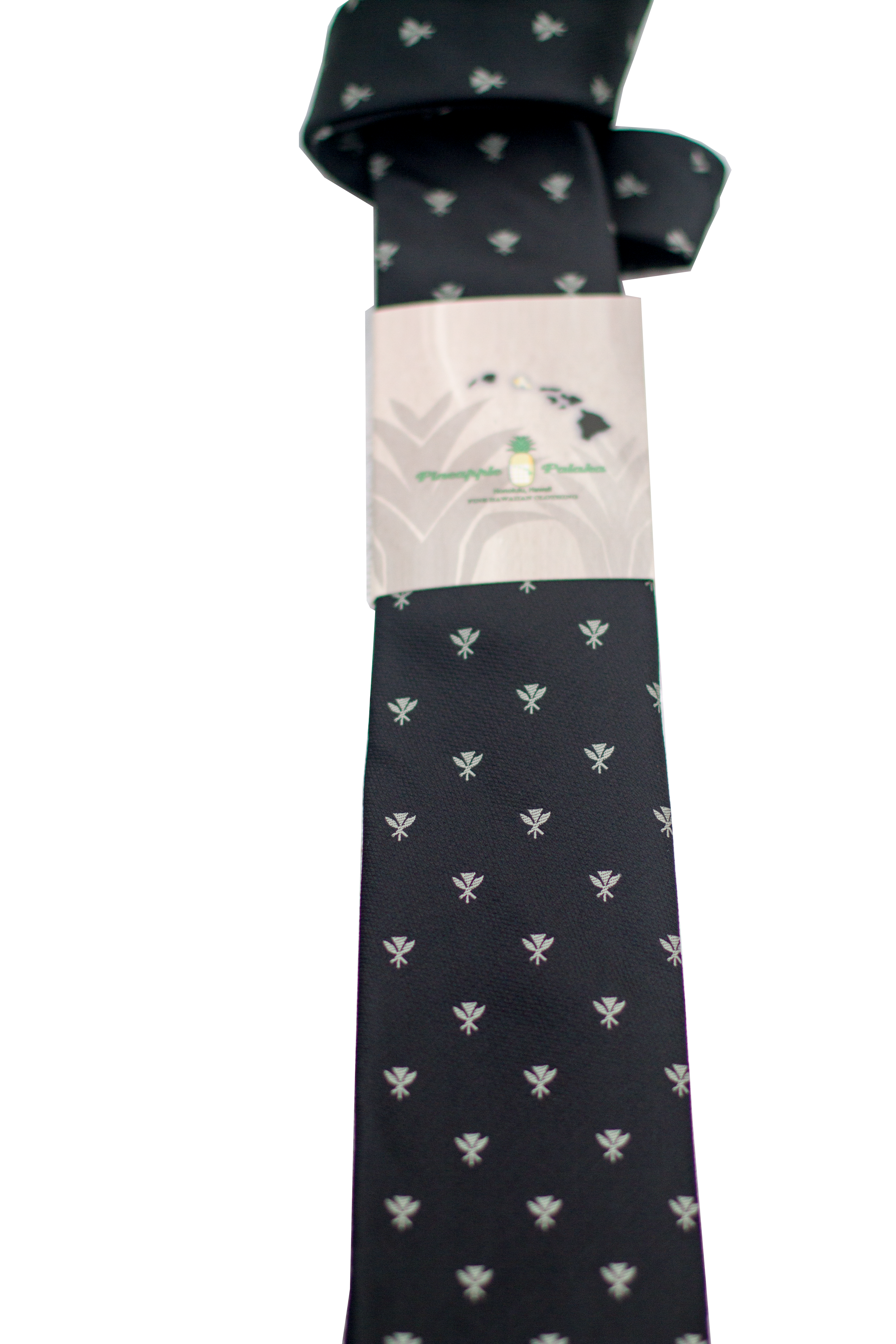 Kanaka Maoli Black Modern Necktie