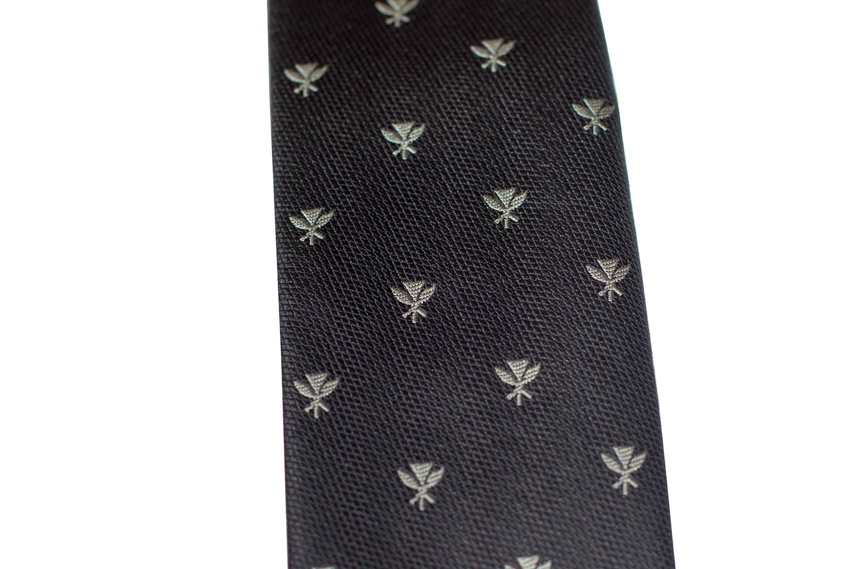 Kanaka Maoli Black Slim Necktie