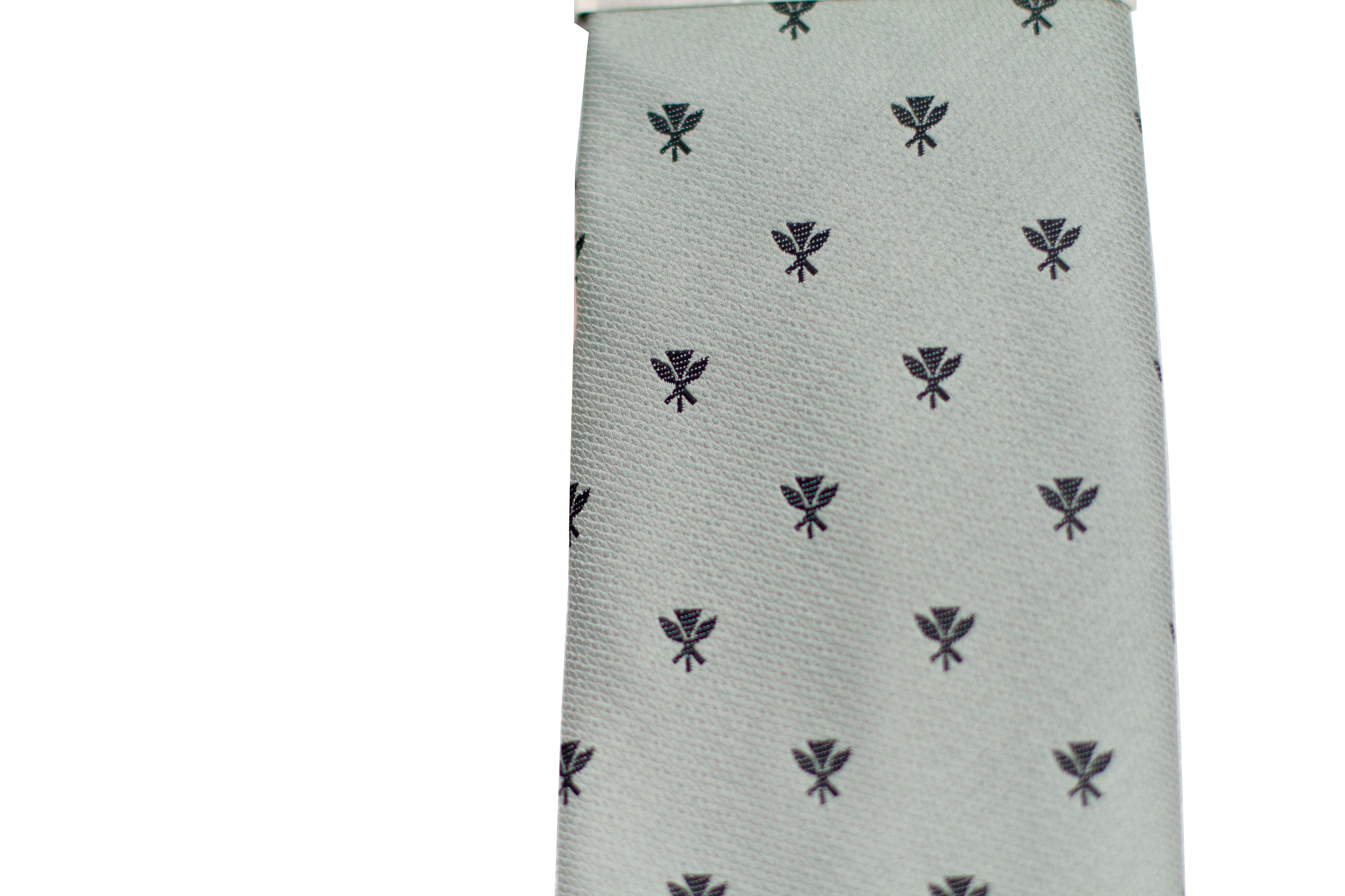 Kanaka Maoli Grey Modern Necktie