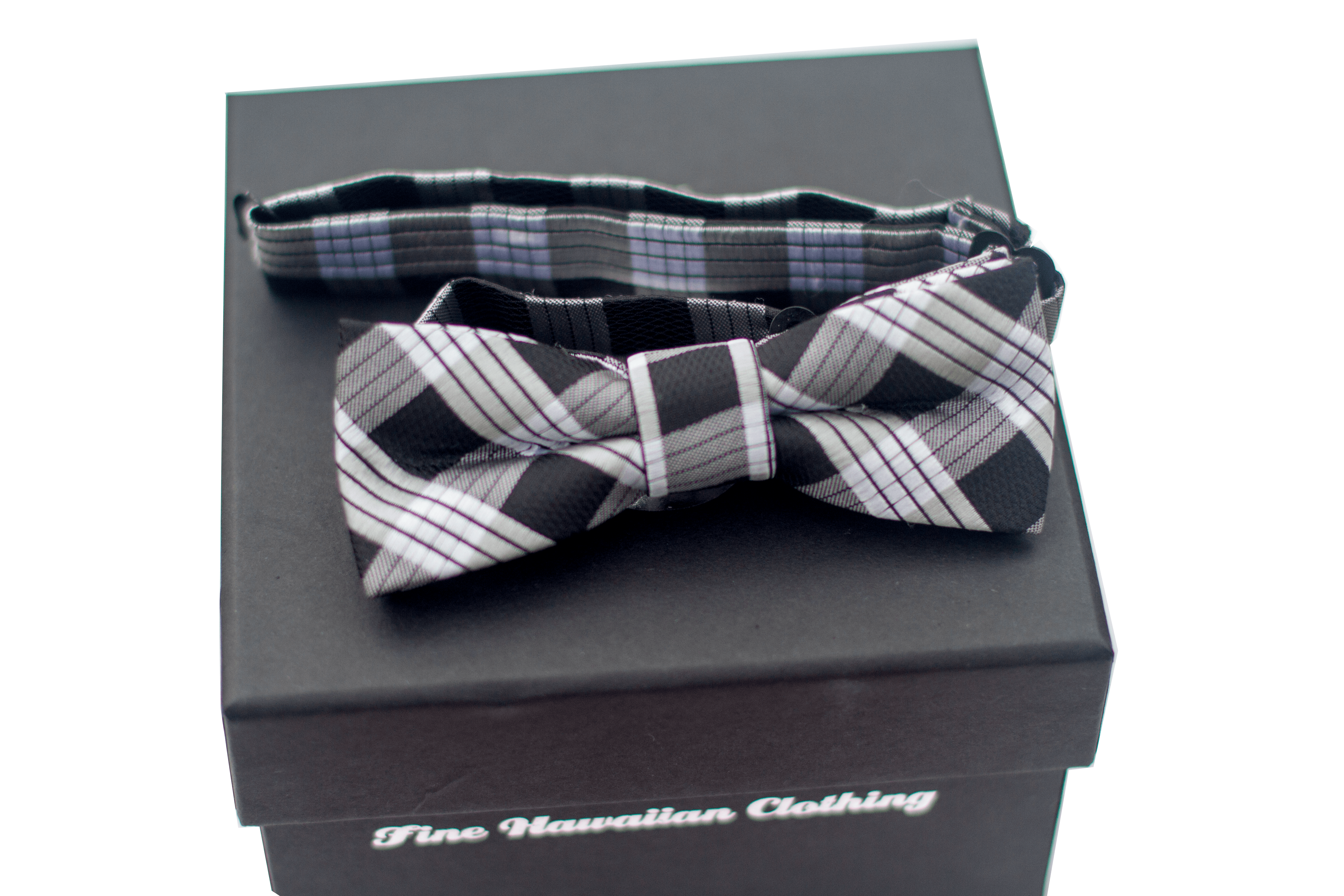 Kids' Palaka Black Pre-tie Bowtie