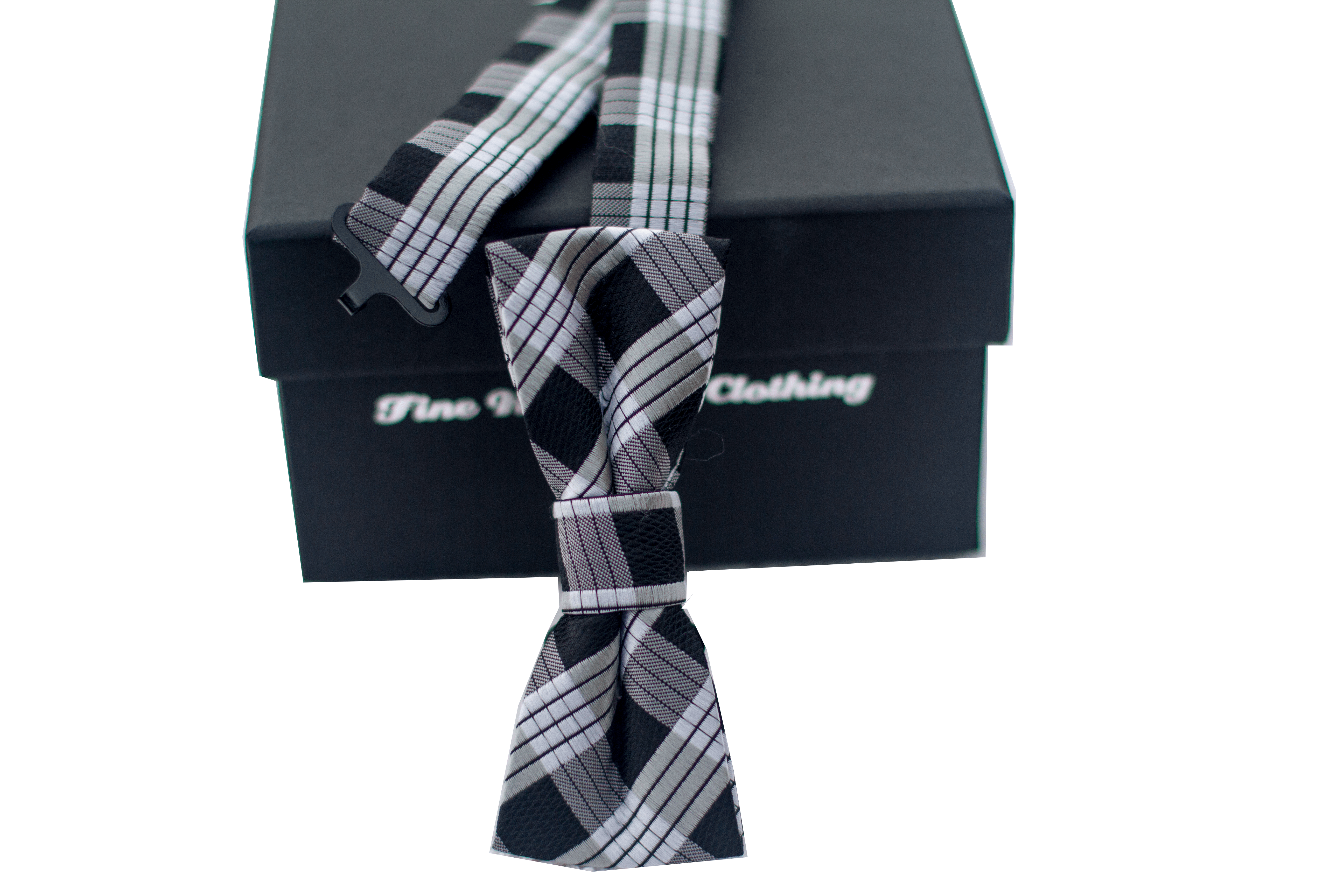 Kids' Palaka Black Pre-tie Bowtie