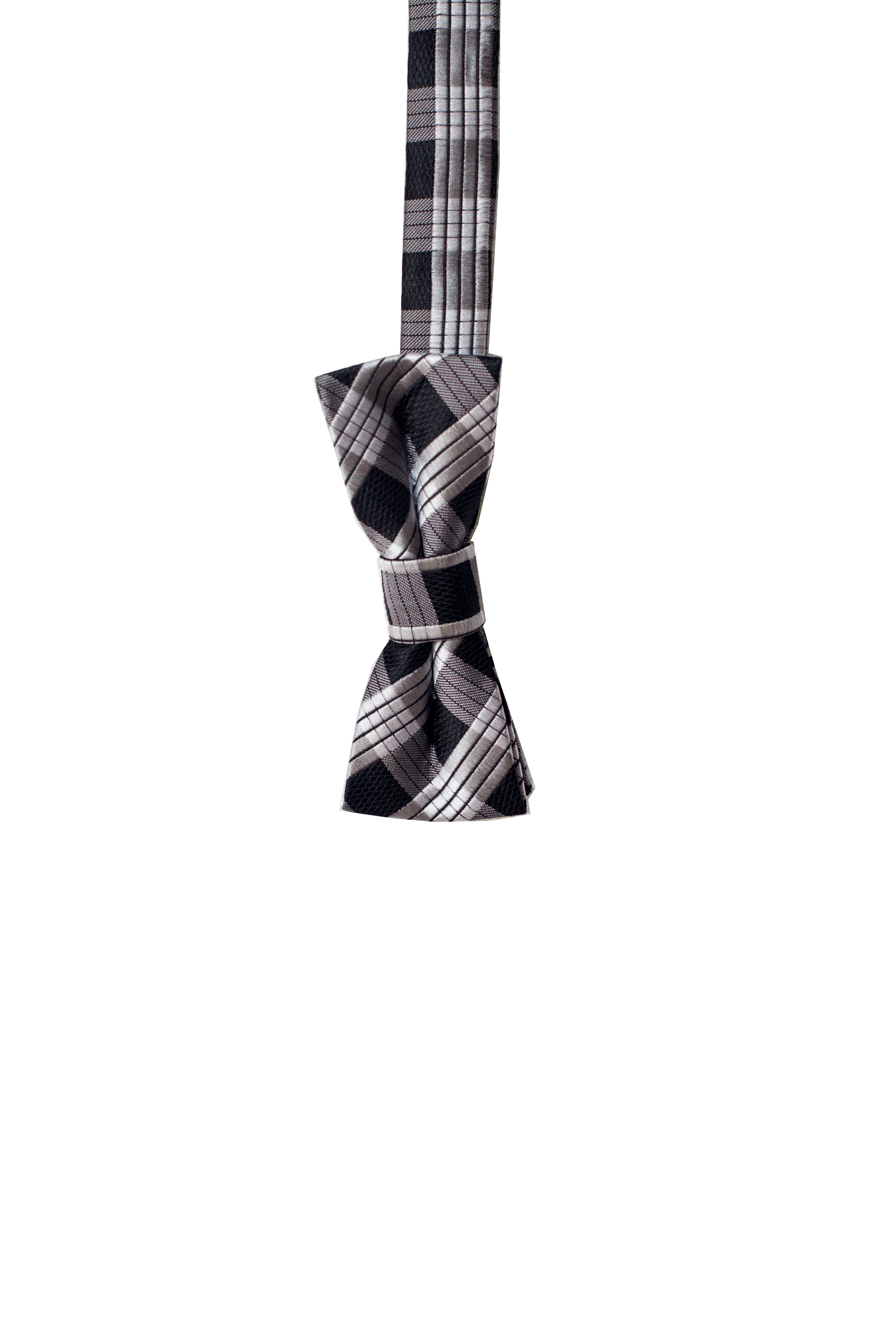 Kids' Palaka Black Pre-tie Bowtie