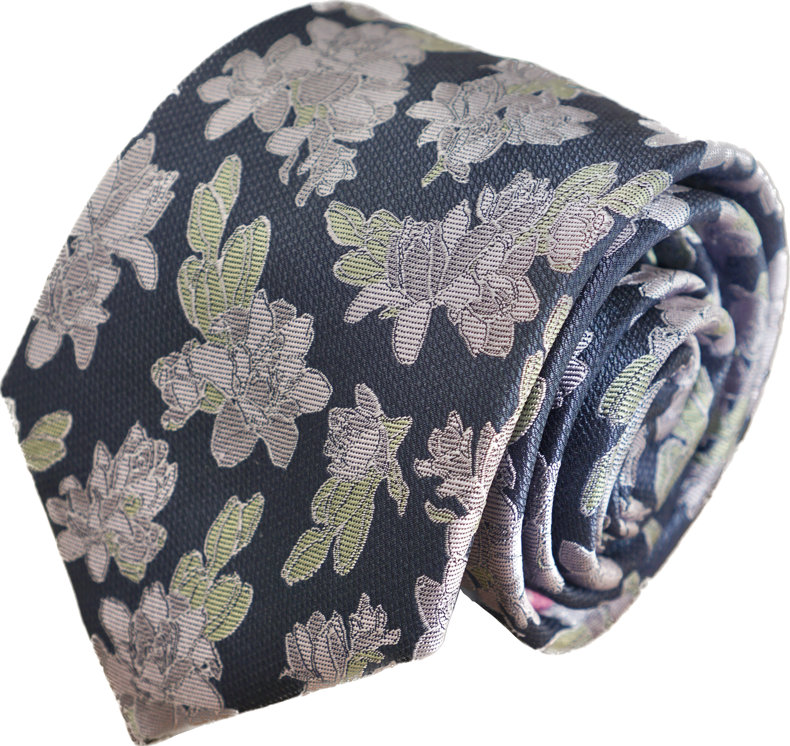 Kupaloke Navy/Purple Modern Necktie