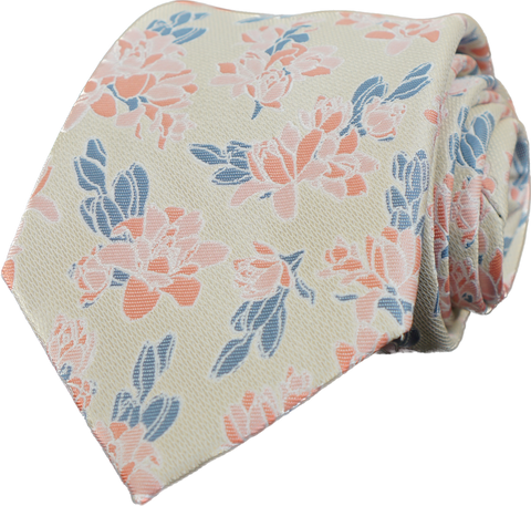 Bird of Paradise Teal Modern Necktie