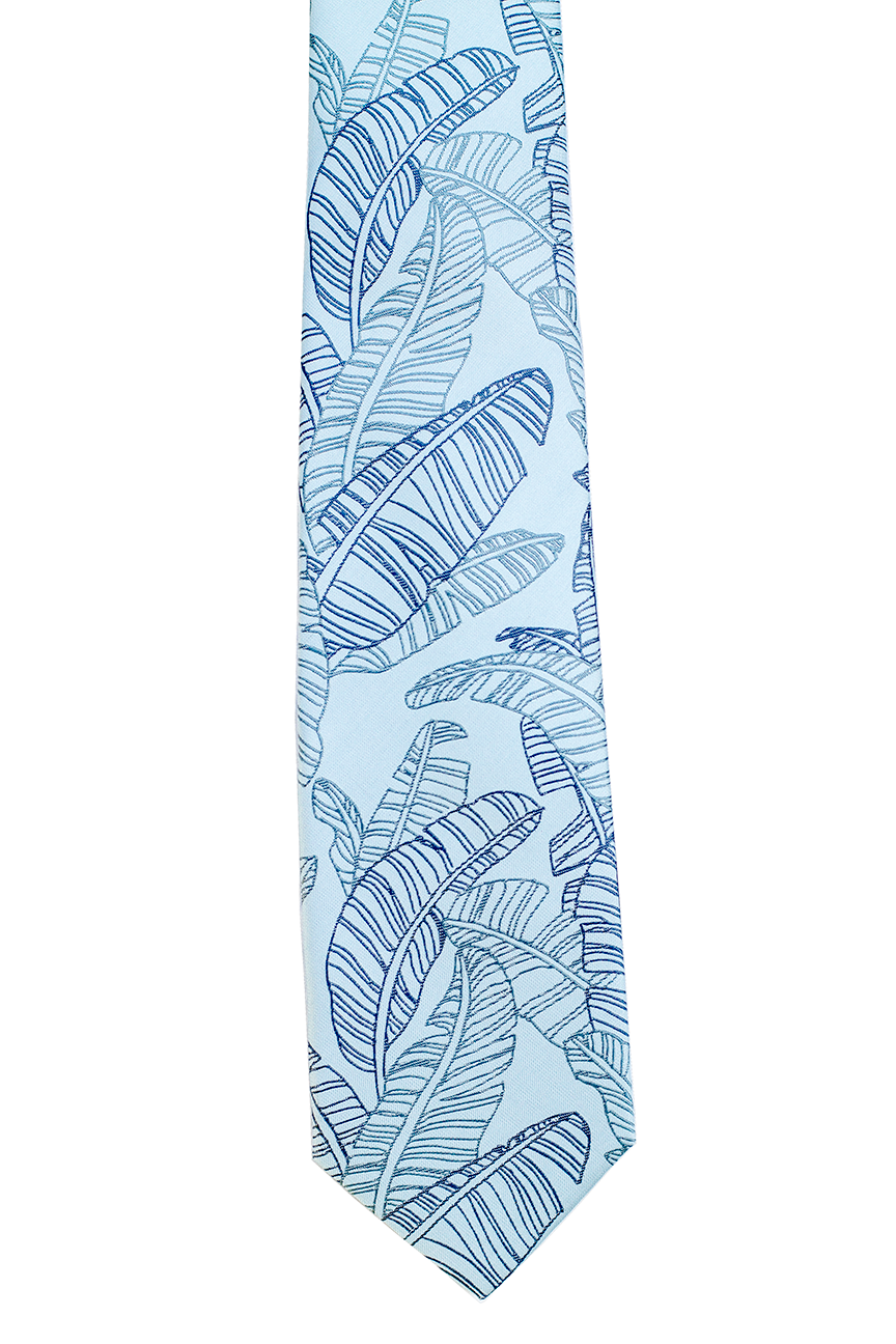 Mai'a Light Blue Modern Necktie