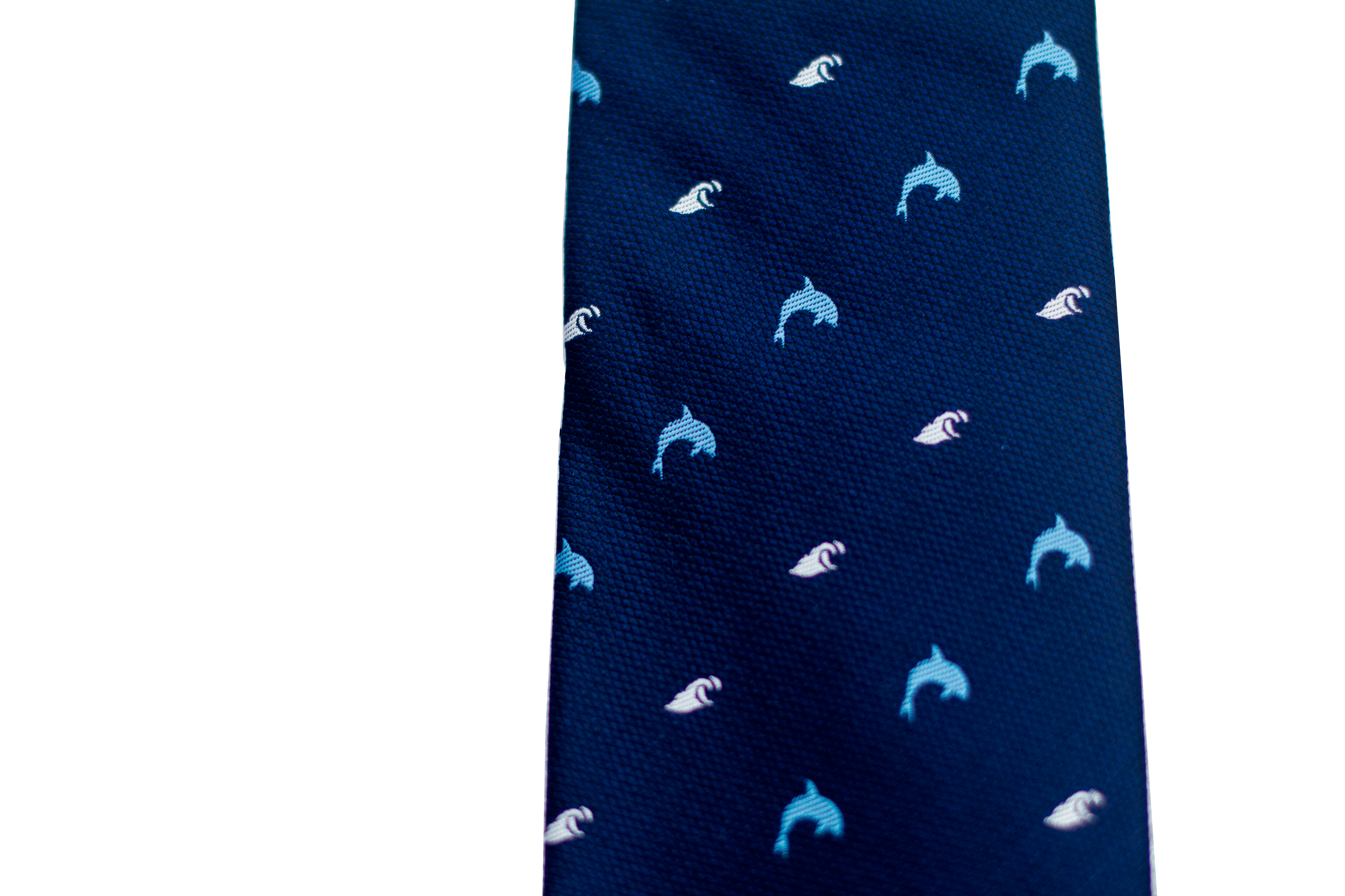 Nai'a Dark Blue Modern Necktie