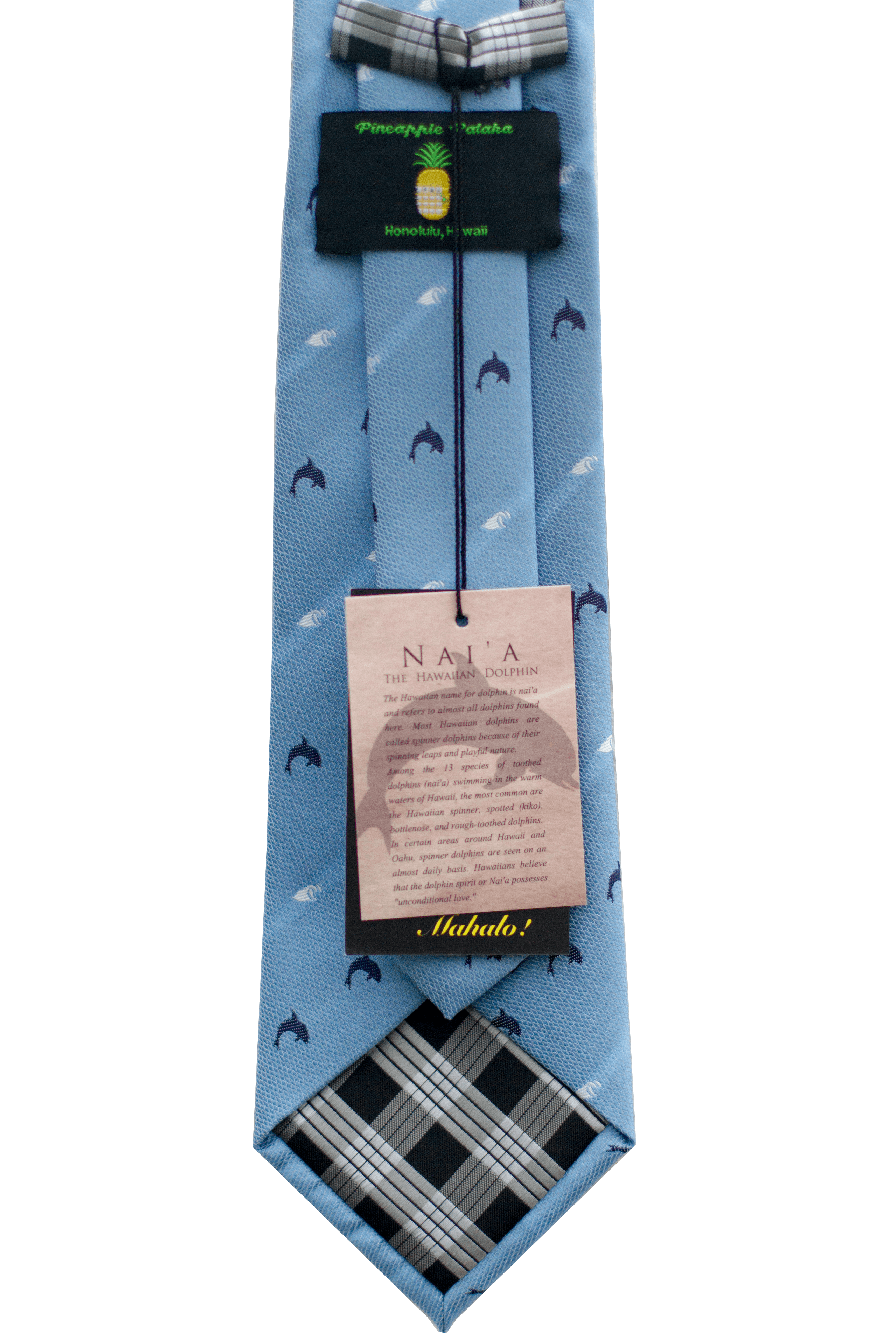 Nai'a Light Blue Modern Necktie