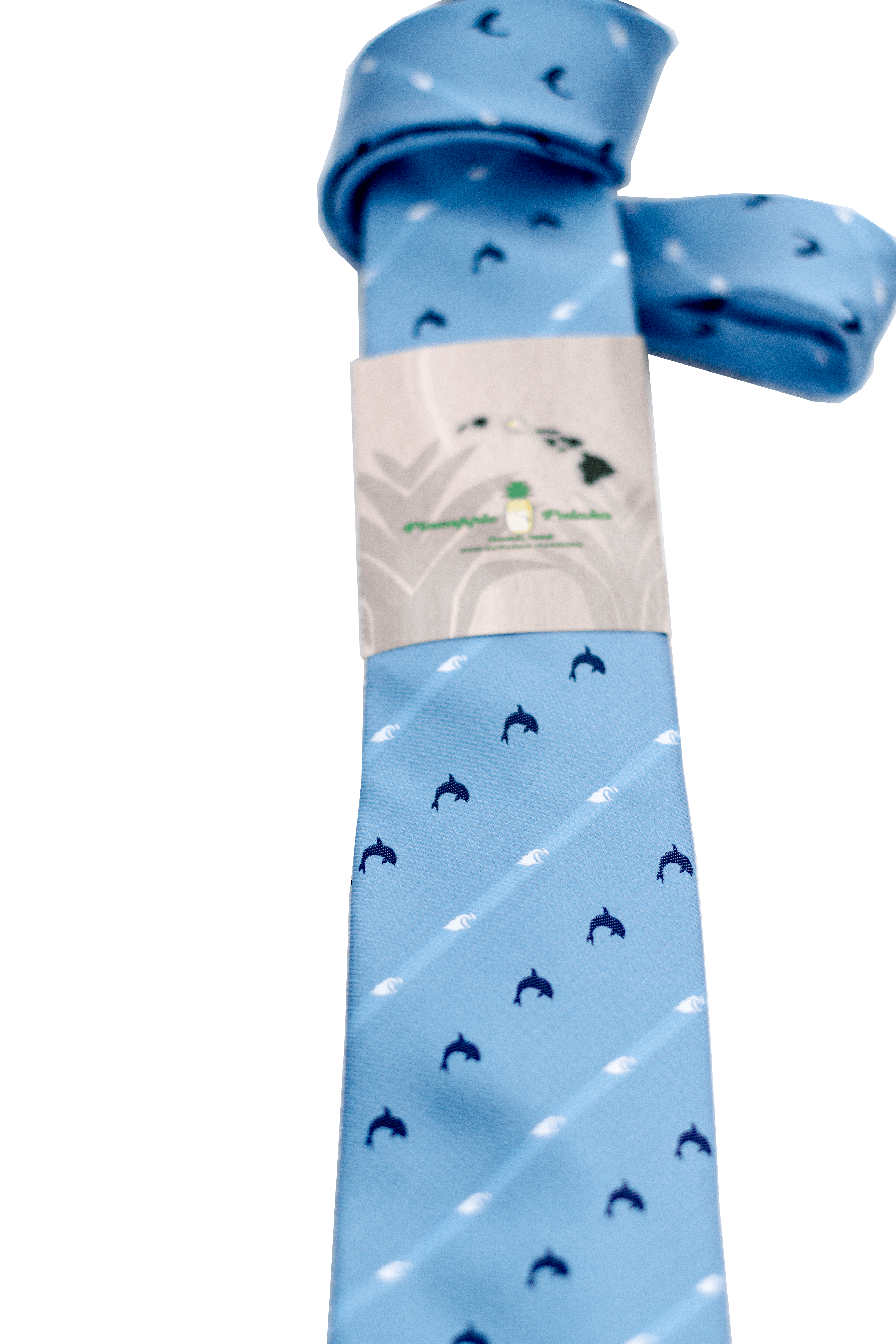 Nai'a Light Blue Modern Necktie