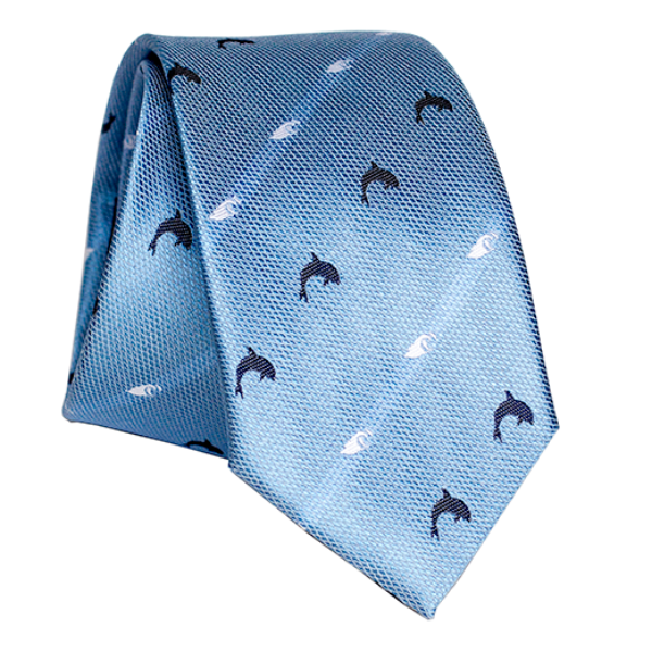 Nai'a Light Blue Slim Necktie