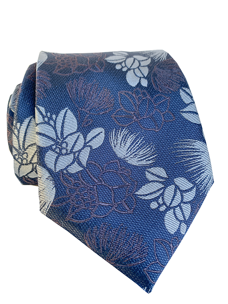 Ohia Blue/Grey Modern Necktie