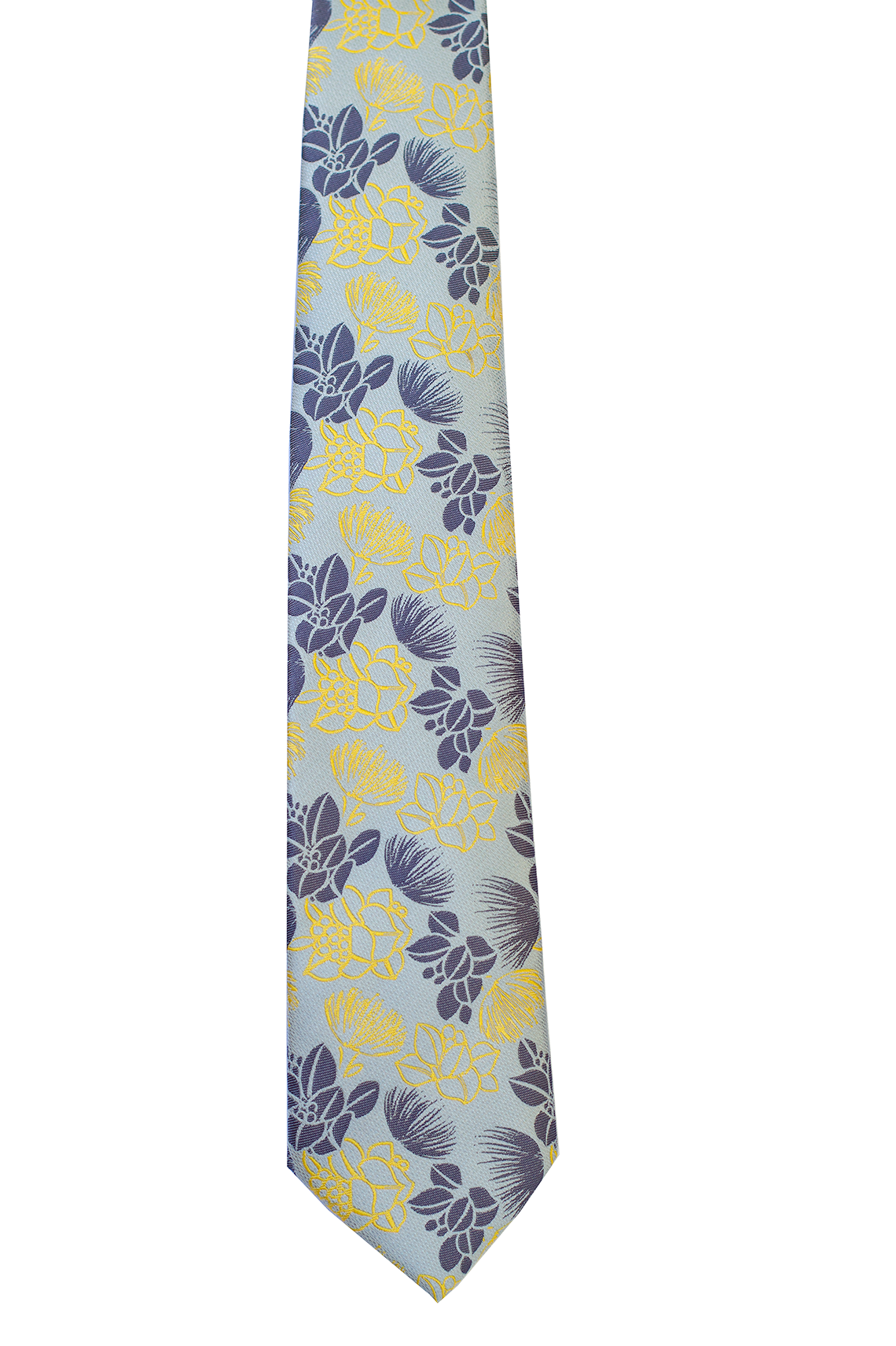 Ohia Denim/Yellow Modern Necktie