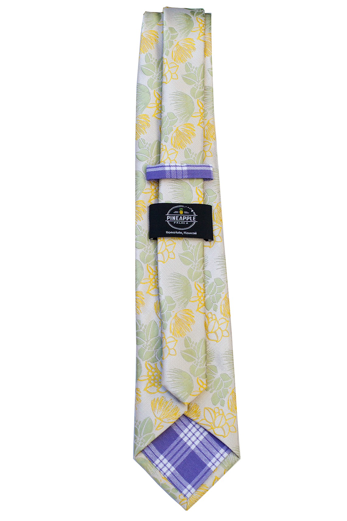 Ohia Moss/Yellow Modern Necktie