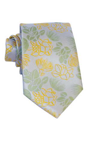 Kalo 2 White Modern Necktie