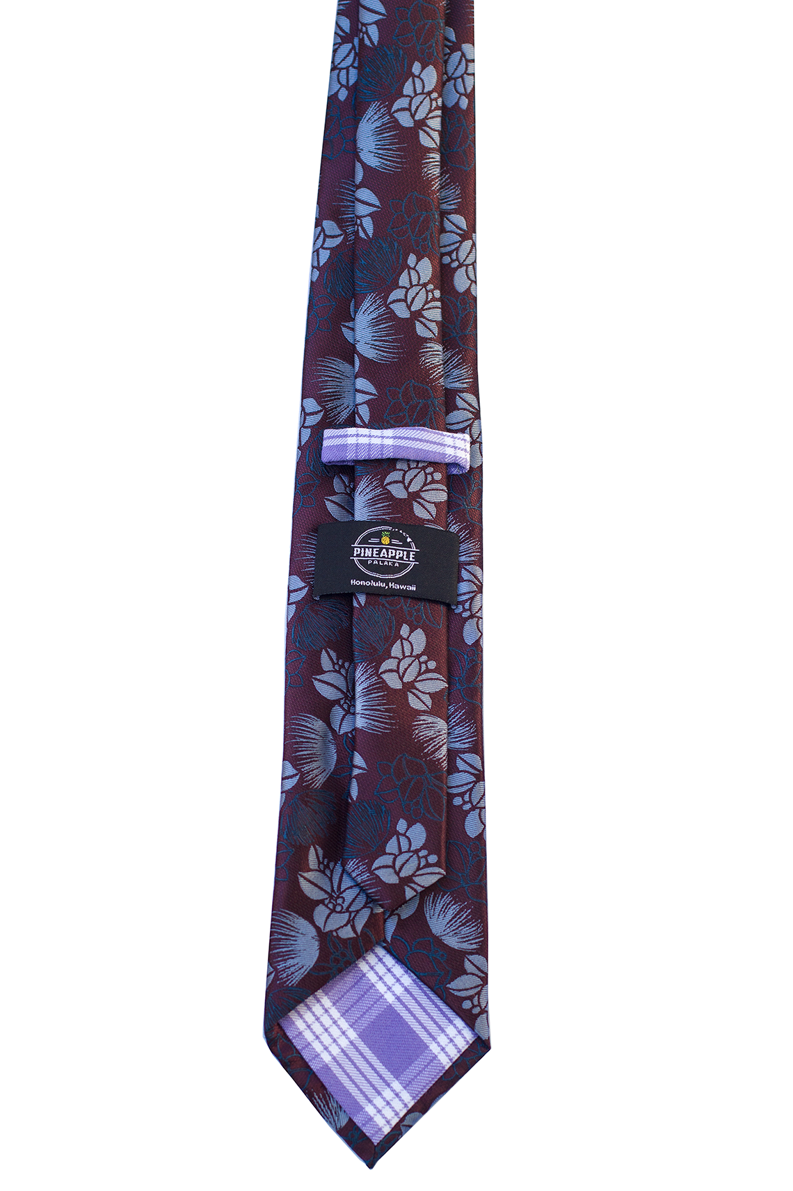 Ohia Plum/Blue Modern Necktie
