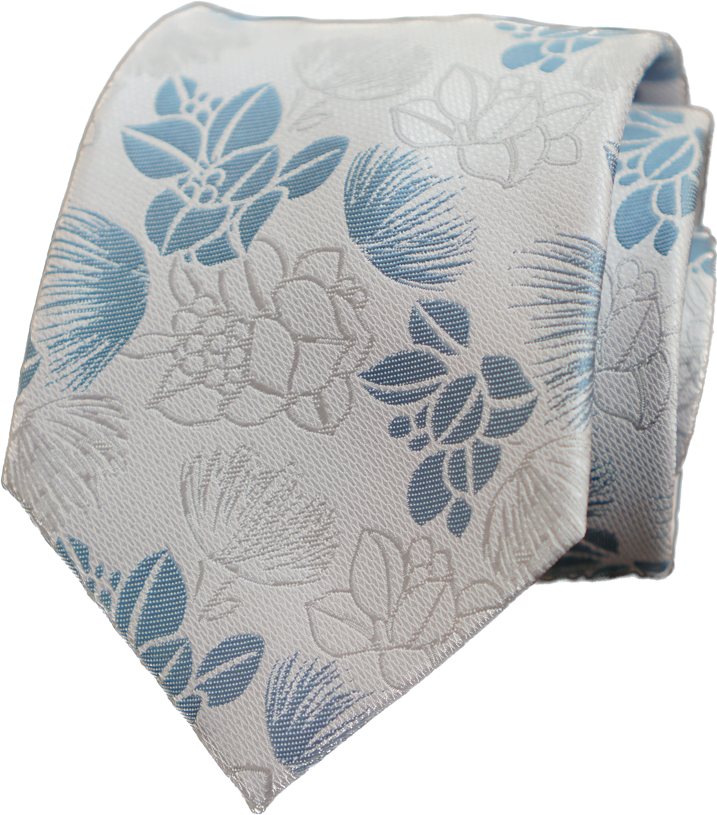 Ohia Grey/Blue Modern Necktie