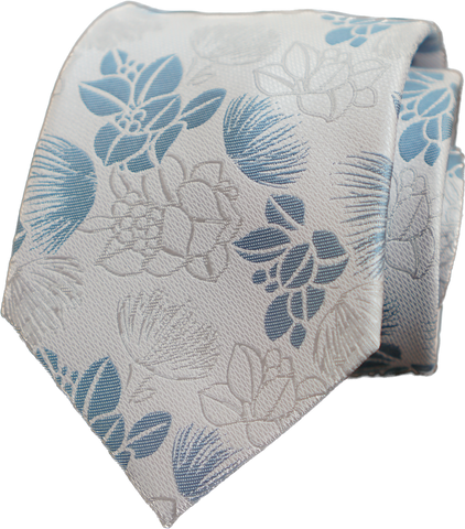 Bird of Paradise Teal Modern Necktie