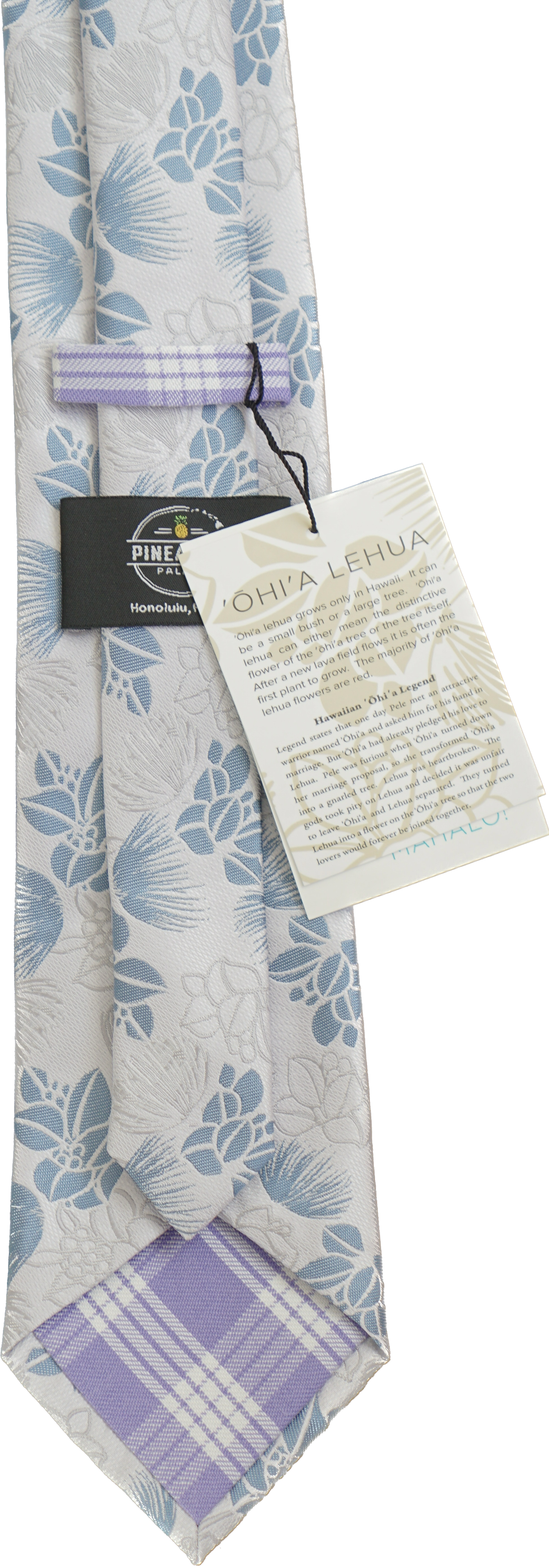 Ohia Grey/Blue Modern Necktie