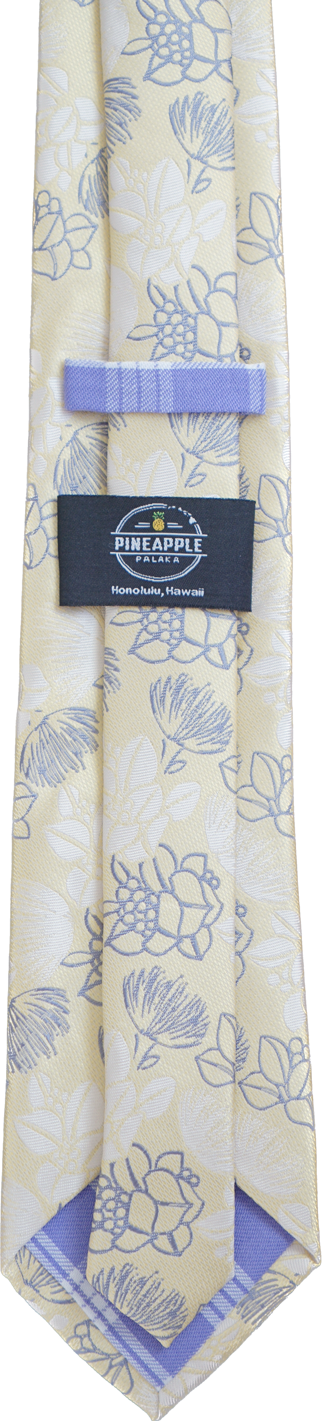 Ohia Yellow/Blue Modern Necktie