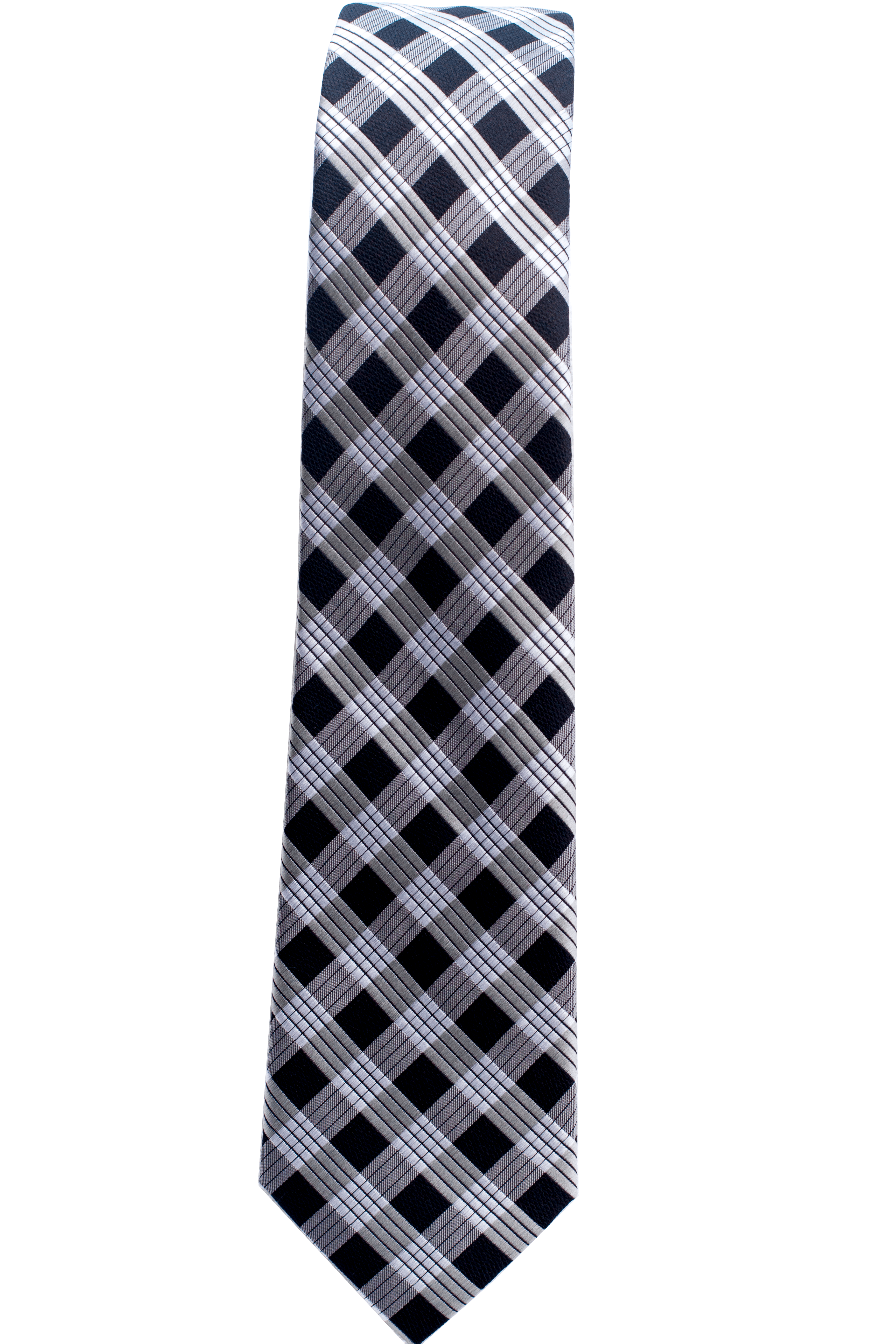Palaka Black Modern Necktie