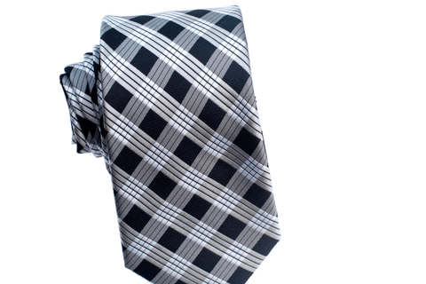 Ohia Grey/Blue Modern Necktie