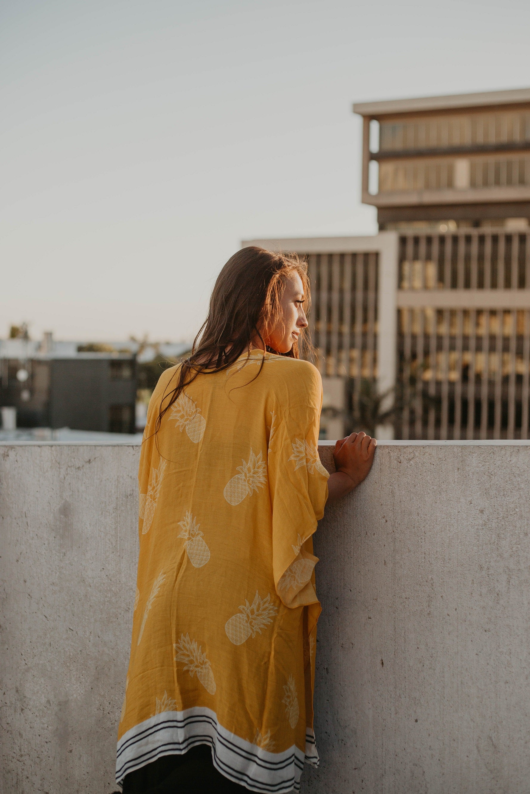 Pineapple Yellow Kimono