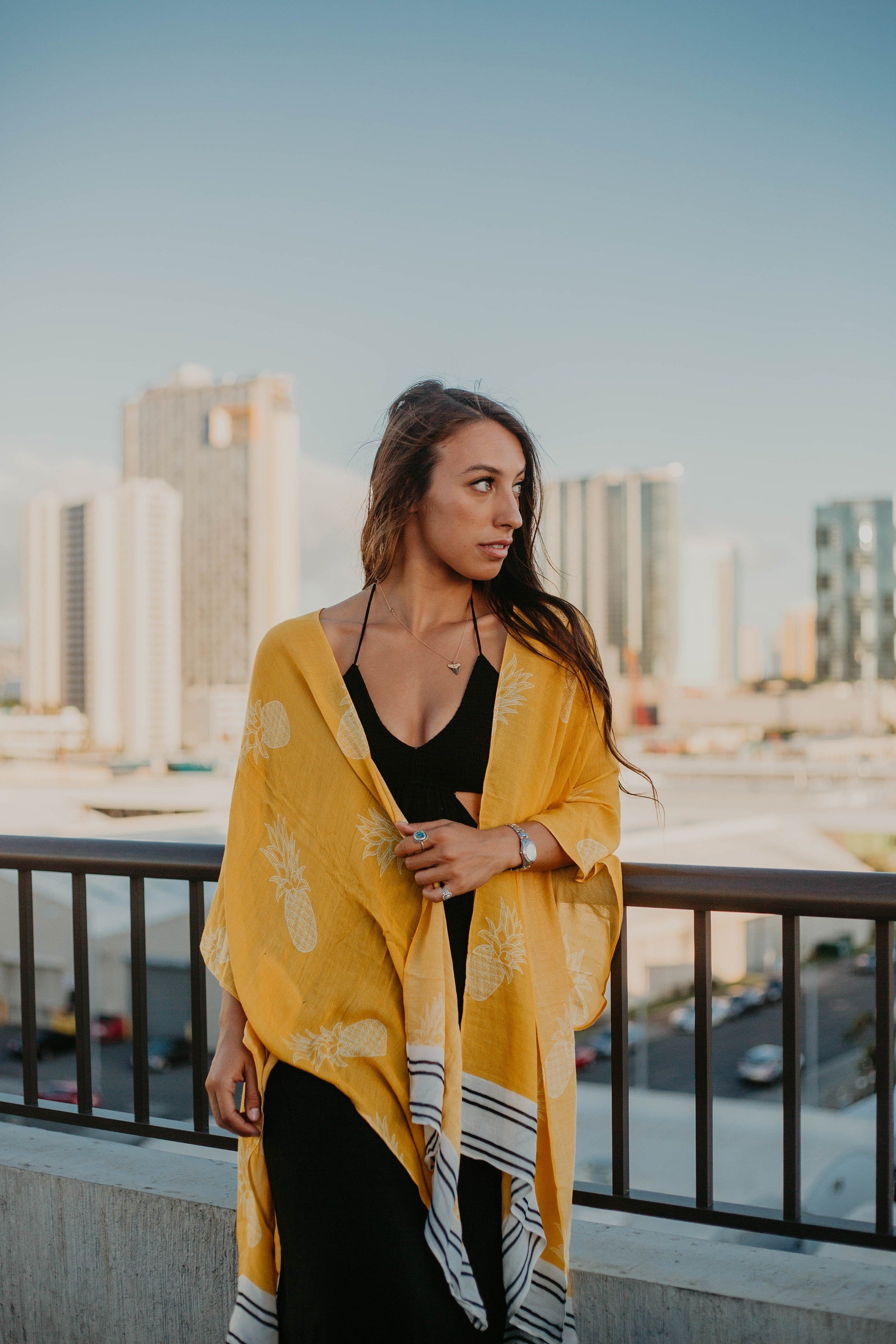 Pineapple Yellow Kimono