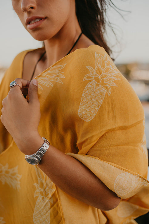 Pineapple Yellow Kimono