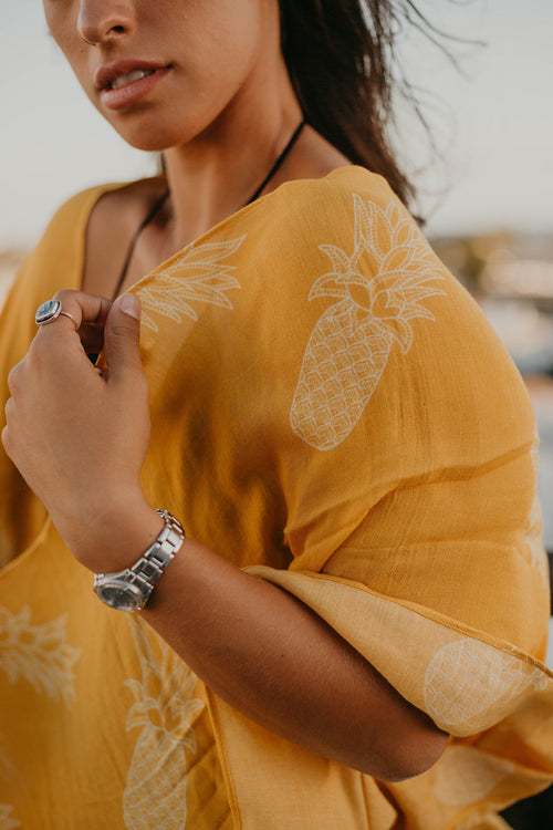 Pineapple Yellow Kimono