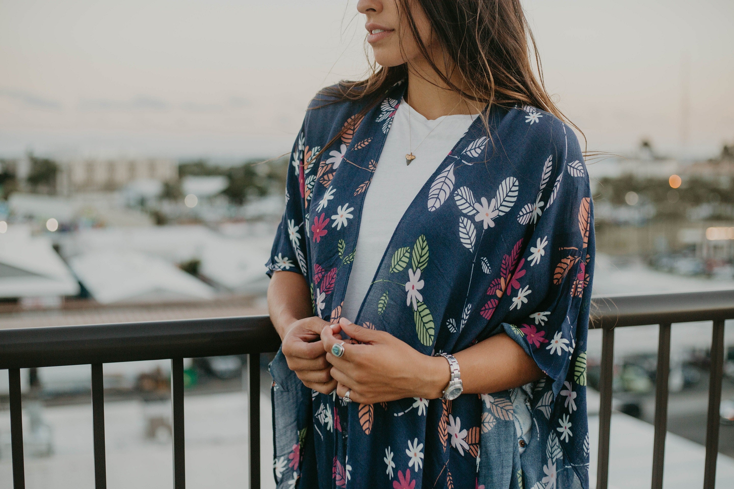 Gardenia Blue Kimono
