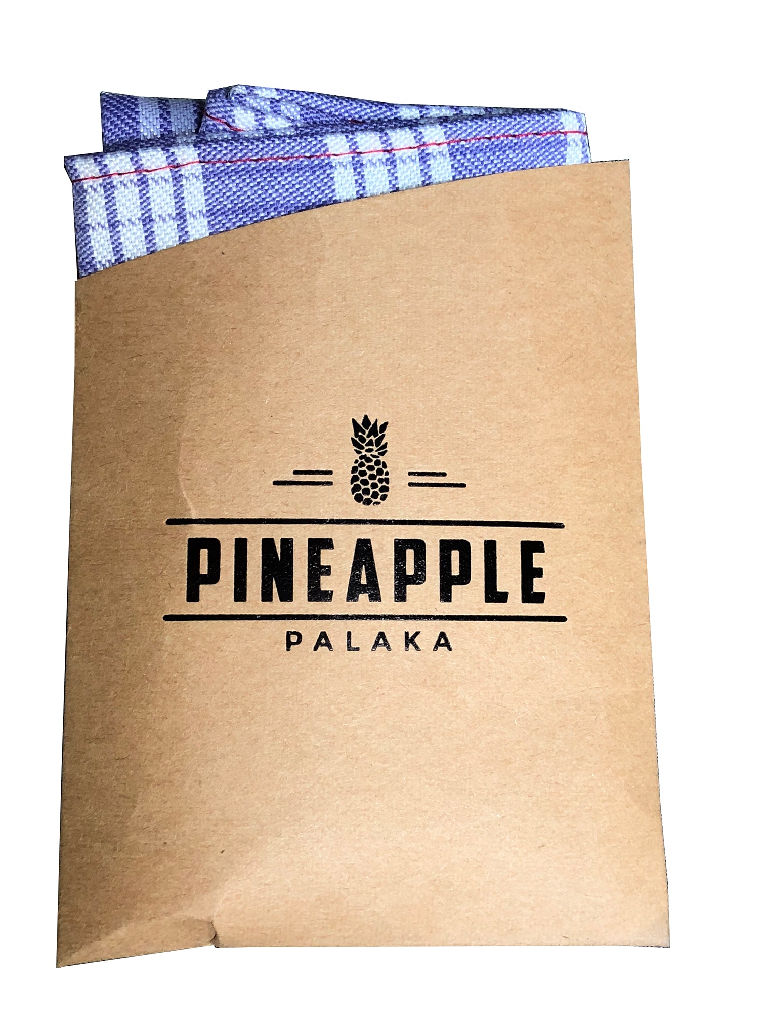 Lavender Palaka Pocket Square