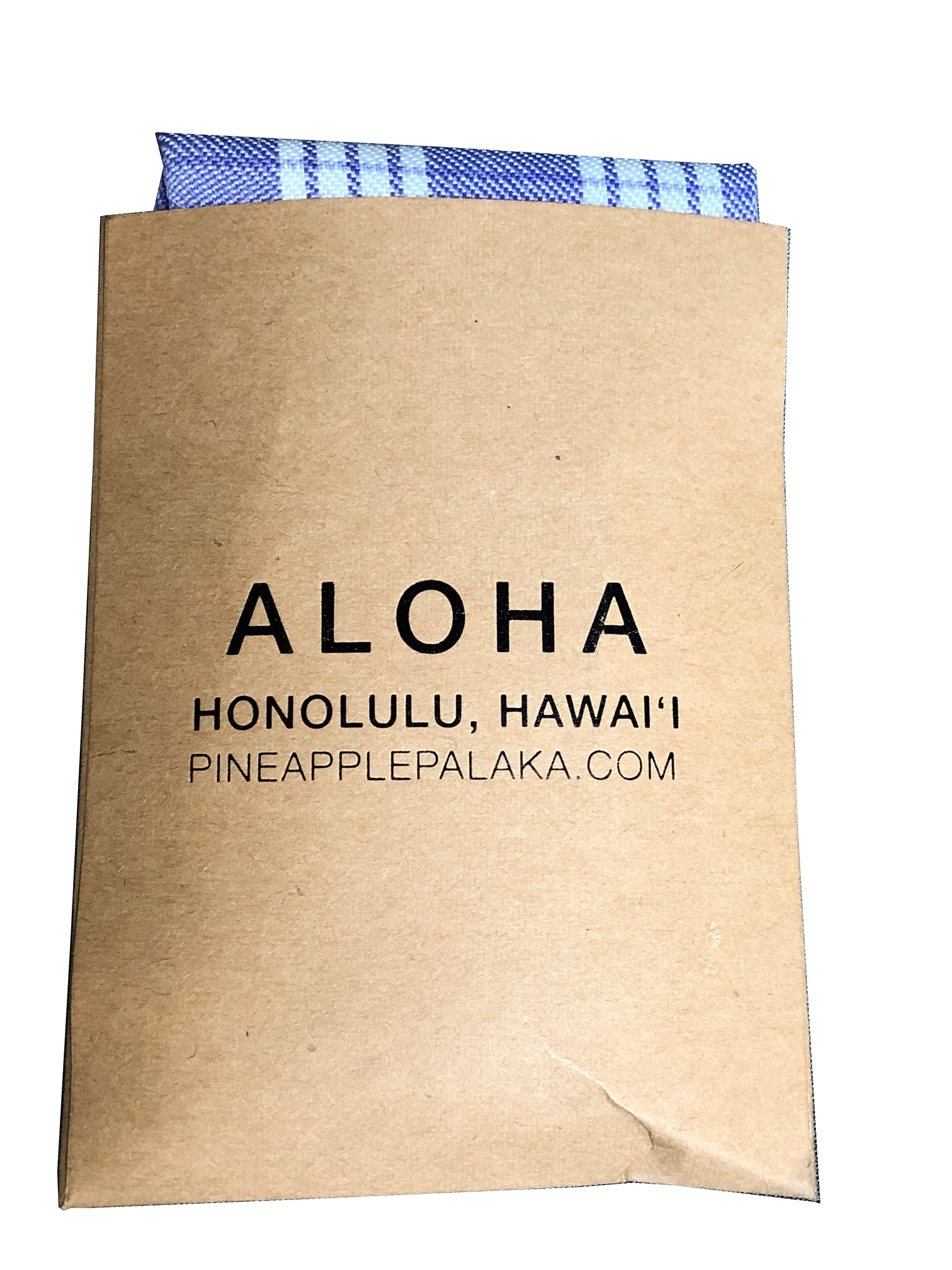 Lavender Palaka Pocket Square