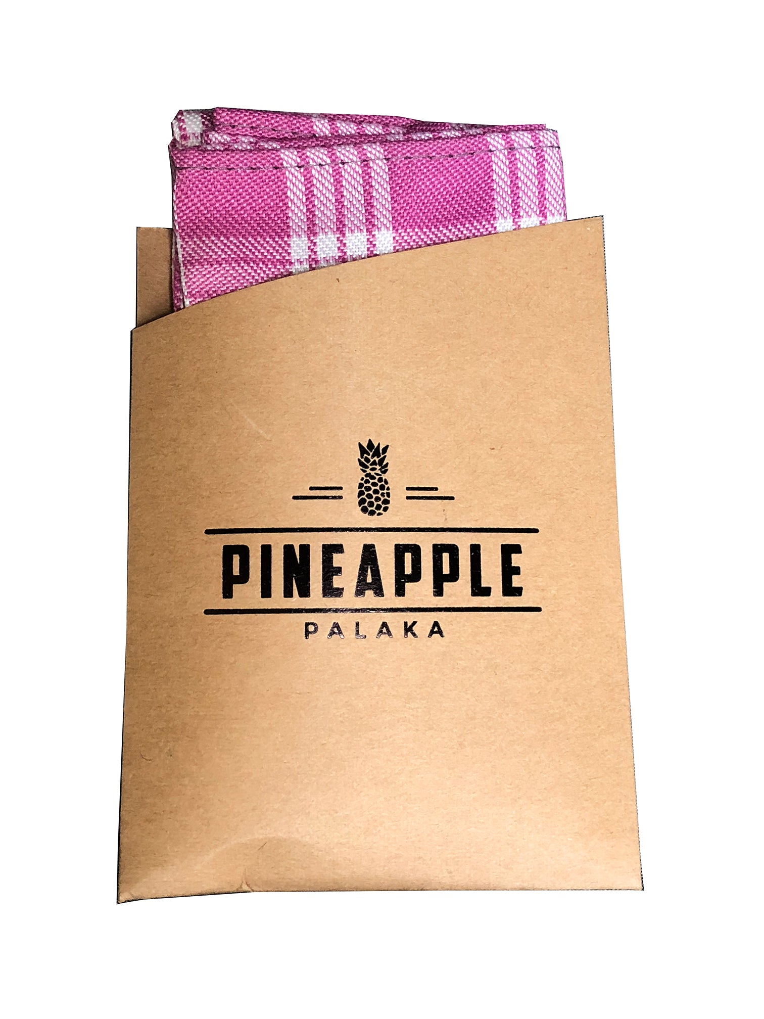 Pink Palaka Pocket Square