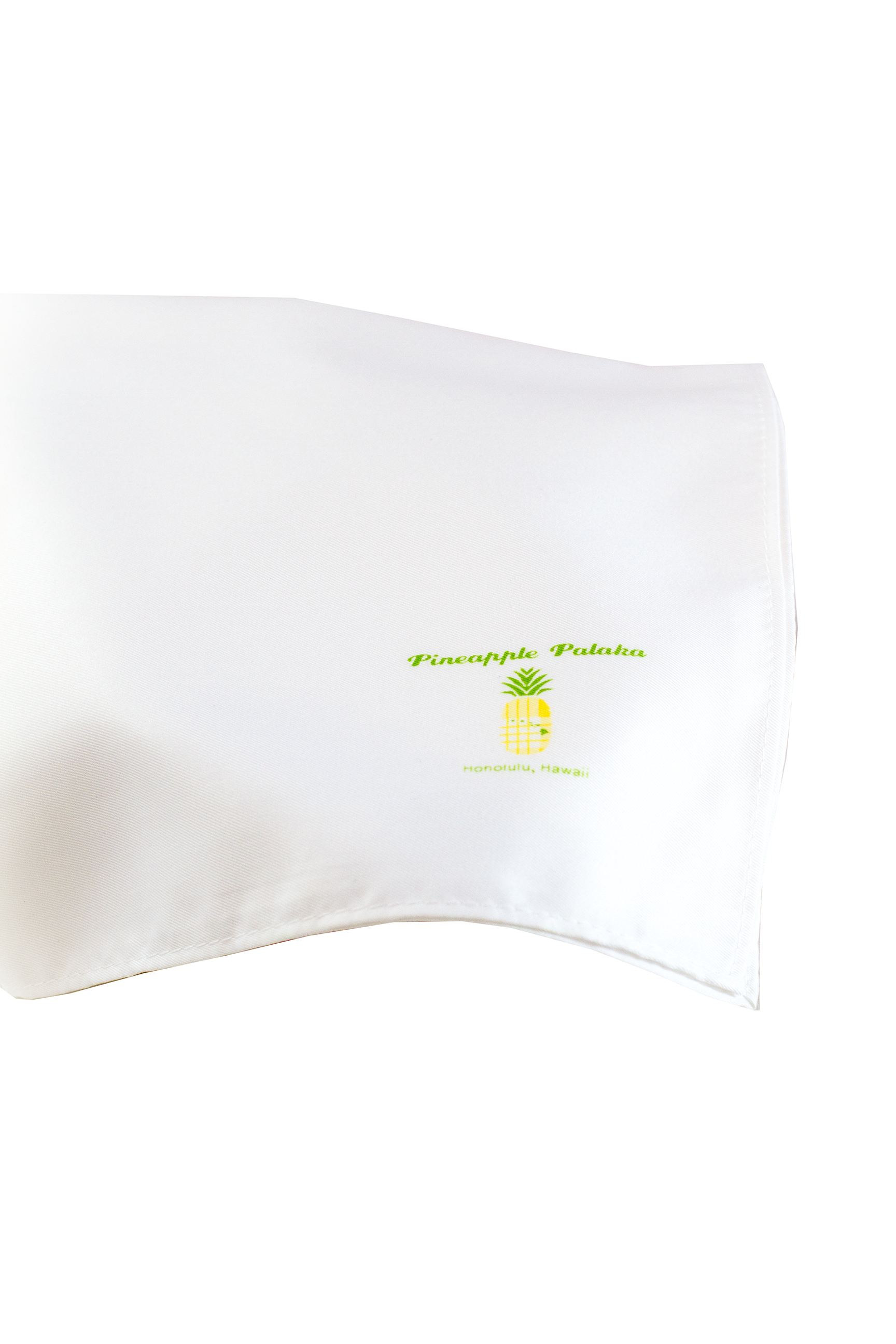 Pineapple Palaka Logo Pocket Square